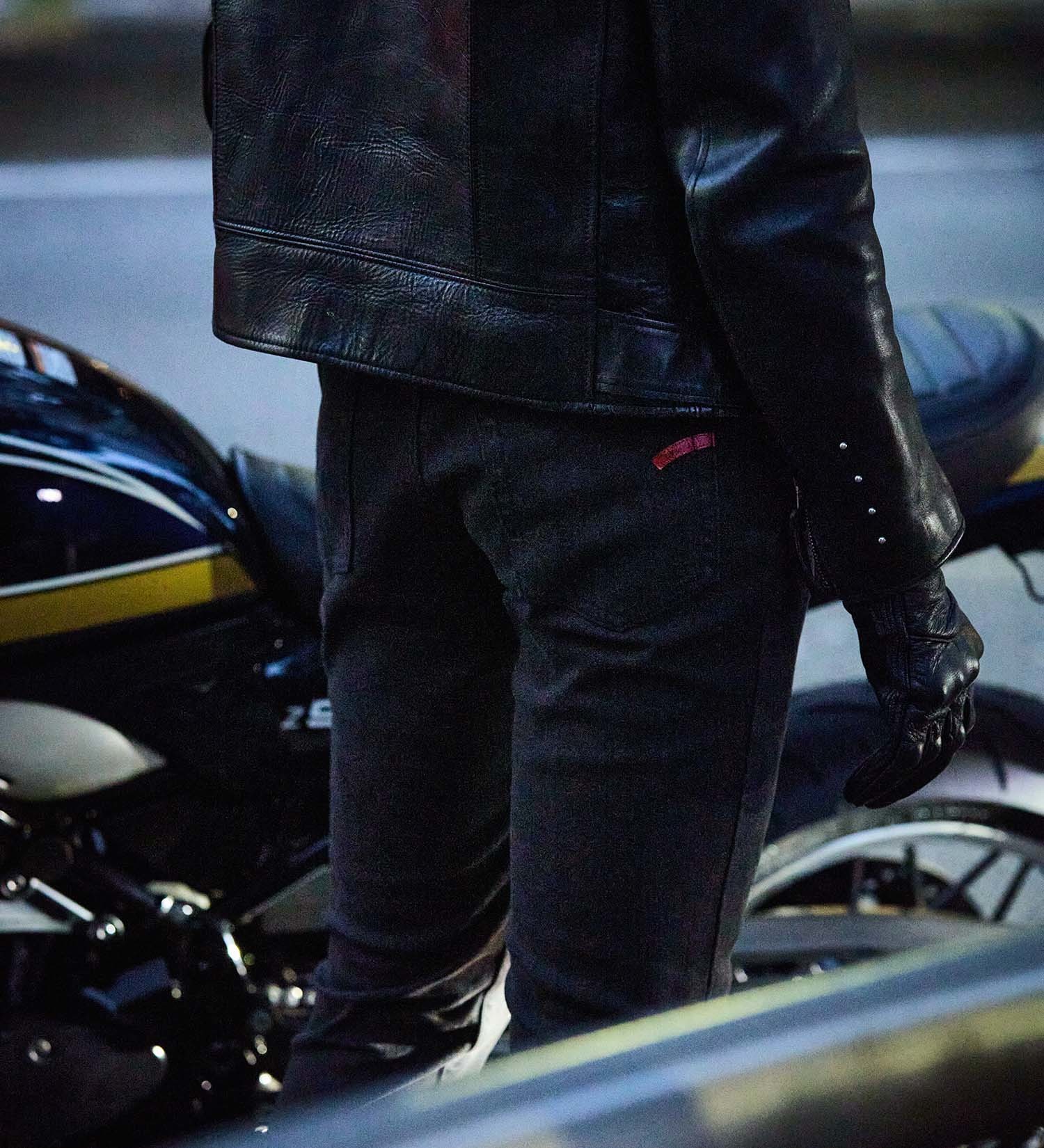 EDWIN(エドウイン)の【冬用】バイク用 WILD FIRE ライディングジーンズ デニムパンツ ストレッチ CORDURA 三層構造 防風【暖】|パンツ/デニム / ジーンズパンツ/メンズ|ブラック