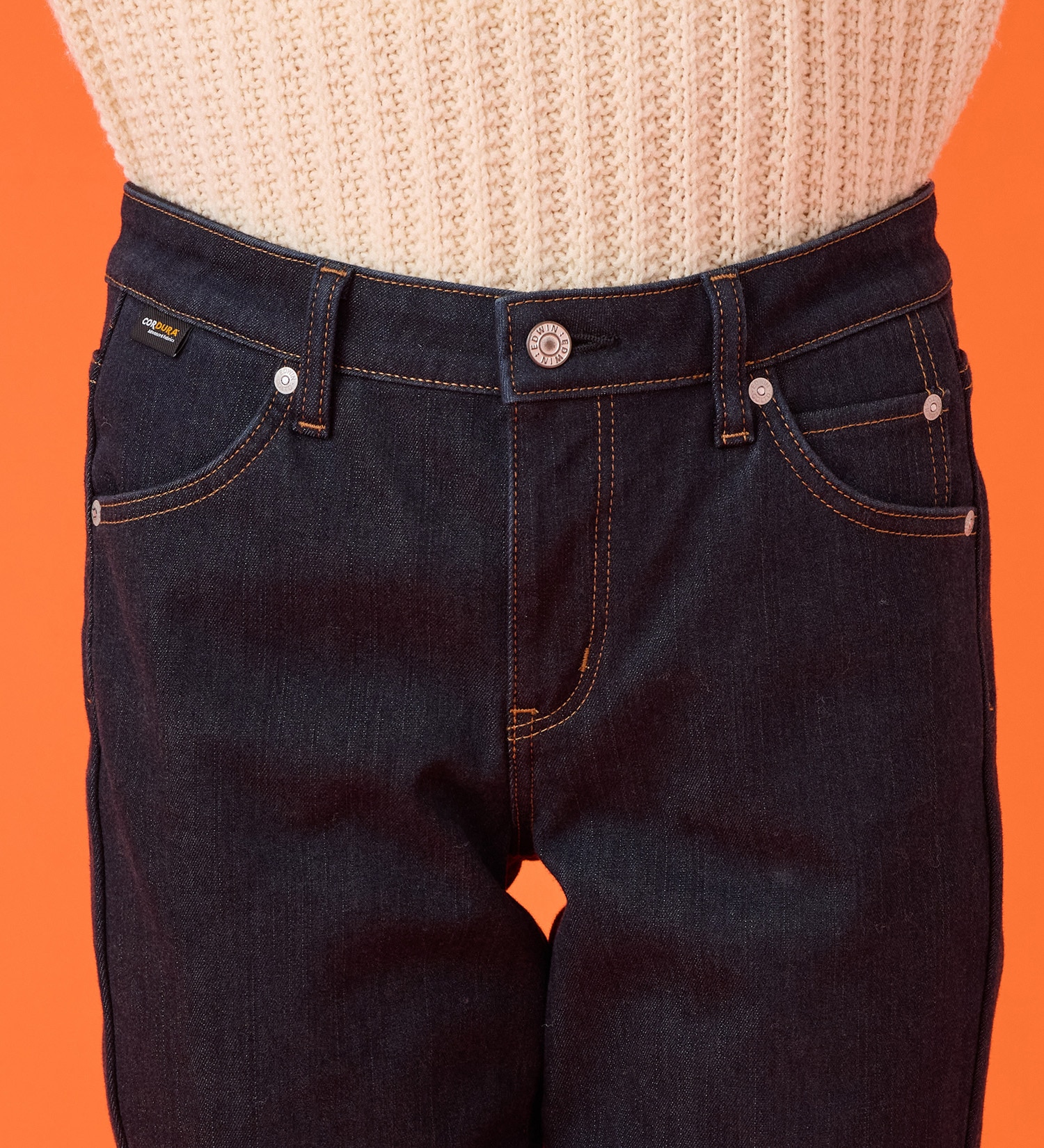 EDWIN(エドウイン)の【試着対象】【月刊オートバイ掲載】【冬用】レディース バイク用 WILD FIRE ライディングジーンズ デニムパンツ ストレッチ CORDURA【暖】|パンツ/デニム / ジーンズパンツ/レディース|インディゴブルー