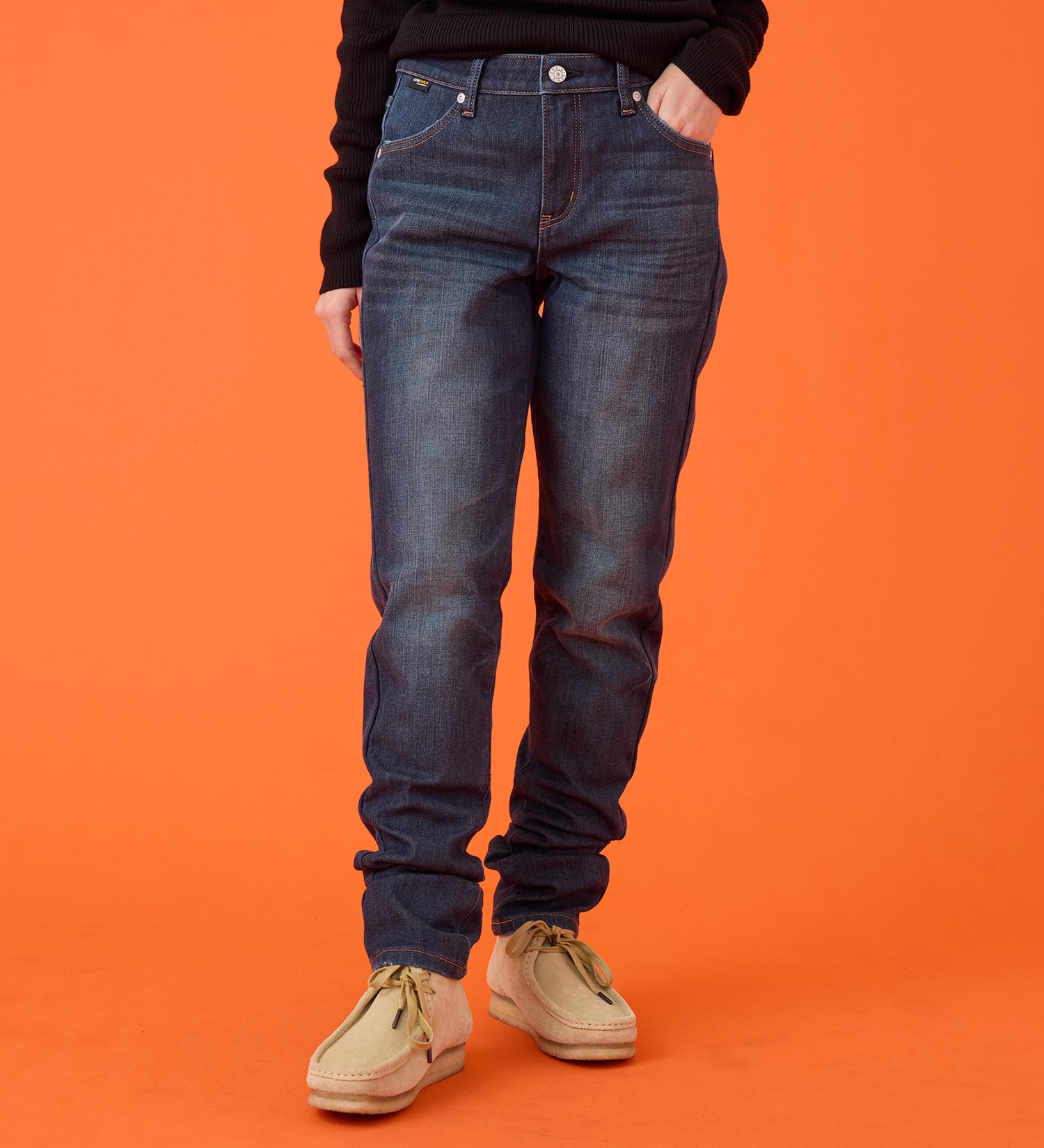 EDWIN(エドウイン)の【試着対象】【月刊オートバイ掲載】【冬用】レディース バイク用 WILD FIRE ライディングジーンズ デニムパンツ ストレッチ CORDURA【暖】|パンツ/デニム / ジーンズパンツ/レディース|濃色ブルー