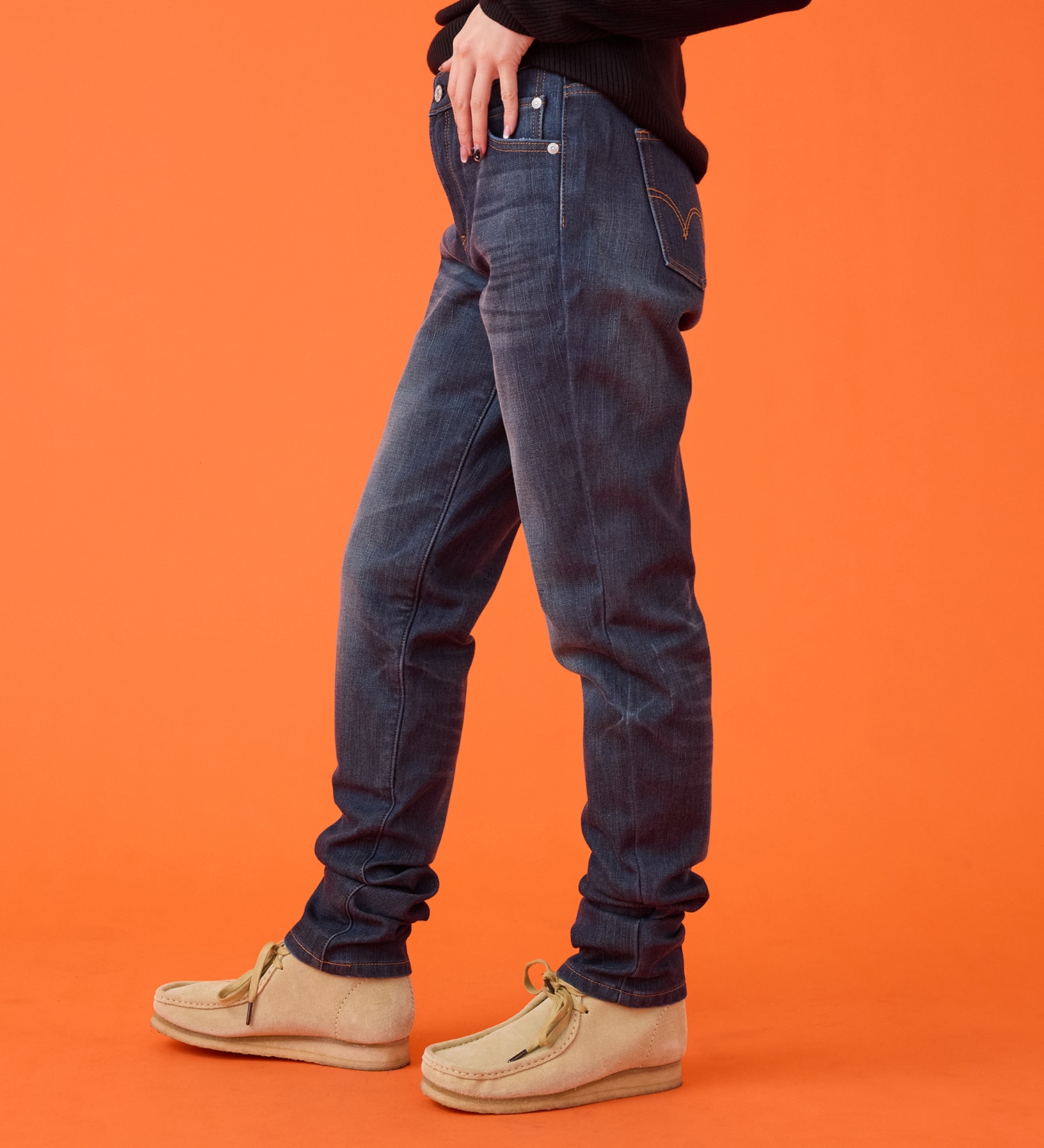 EDWIN(エドウイン)の【試着対象】【月刊オートバイ掲載】【冬用】レディース バイク用 WILD FIRE ライディングジーンズ デニムパンツ ストレッチ CORDURA【暖】|パンツ/デニム / ジーンズパンツ/レディース|濃色ブルー