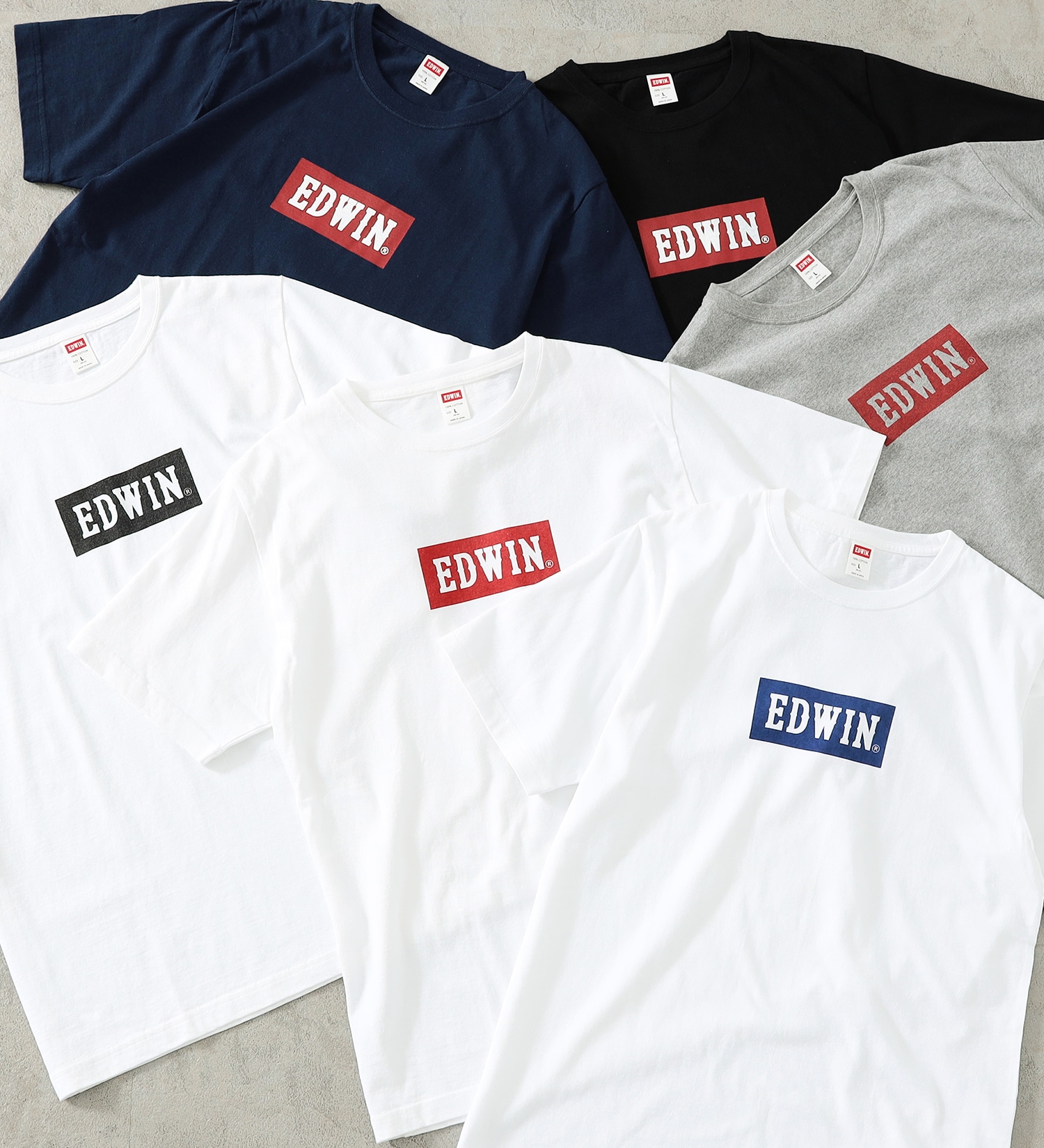 EDWIN(エドウイン)の【SALE】【コンセプトショップ限定】EDWIN LOGO TEE|トップス/Tシャツ/カットソー/メンズ|グレー