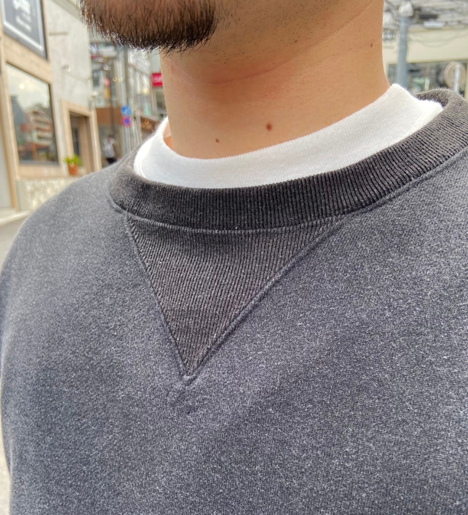 EDWIN(エドウイン)の【コンセプトショップ限定】CREW NECK SWEAT SHIRTS|トップス/スウェット/メンズ|ブラック