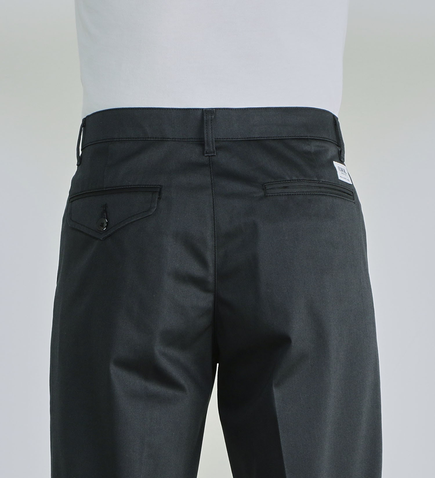 EDWIN(エドウイン)の大人のふだん着  2タックストレッチトラウザー レギュラーストレートパンツ|パンツ/パンツ/メンズ|ブラック
