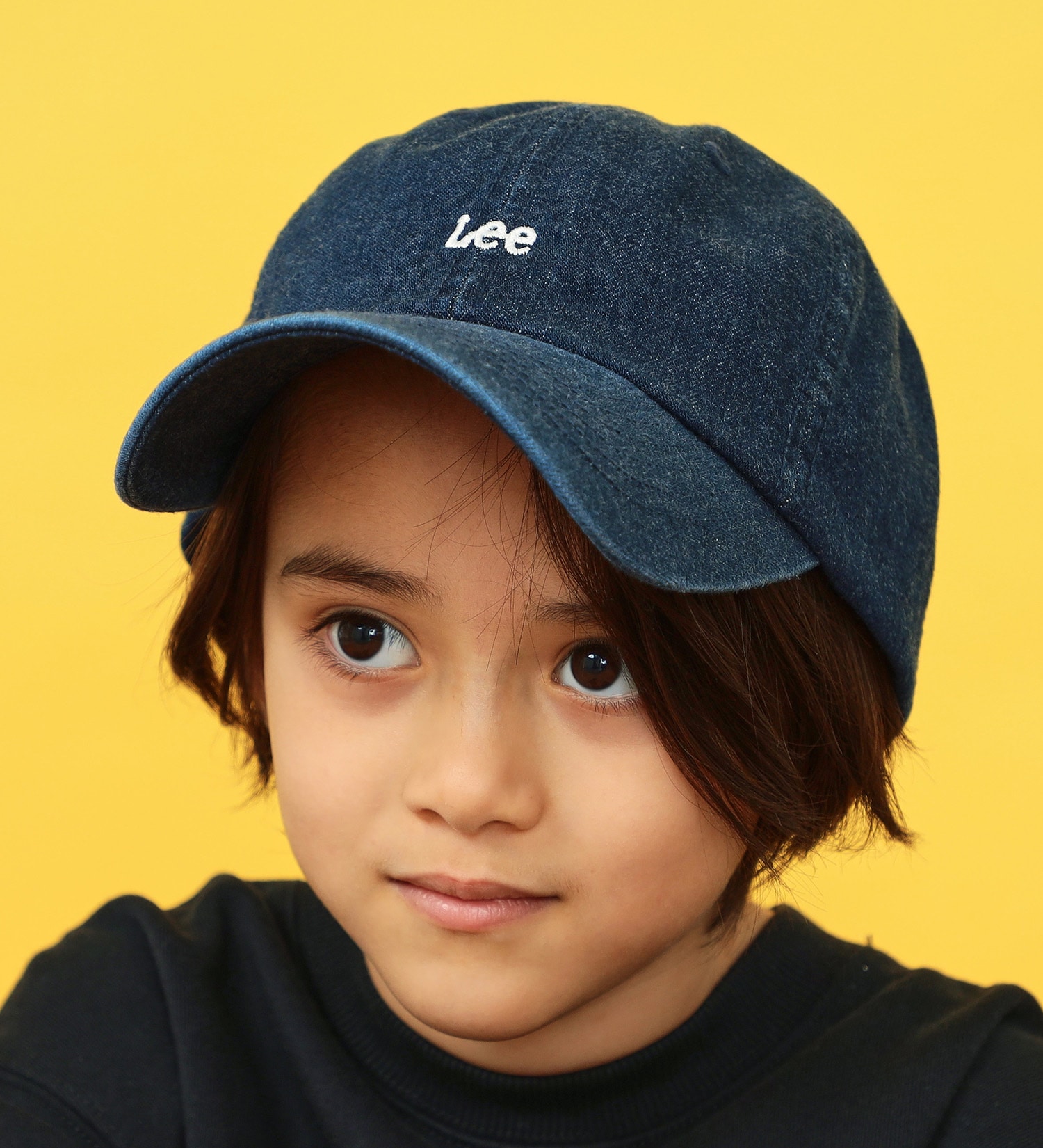 Lee(リー)の【KIDS・大人】Leeロゴ デニムキャップ|帽子/キャップ/メンズ|中色ブルー