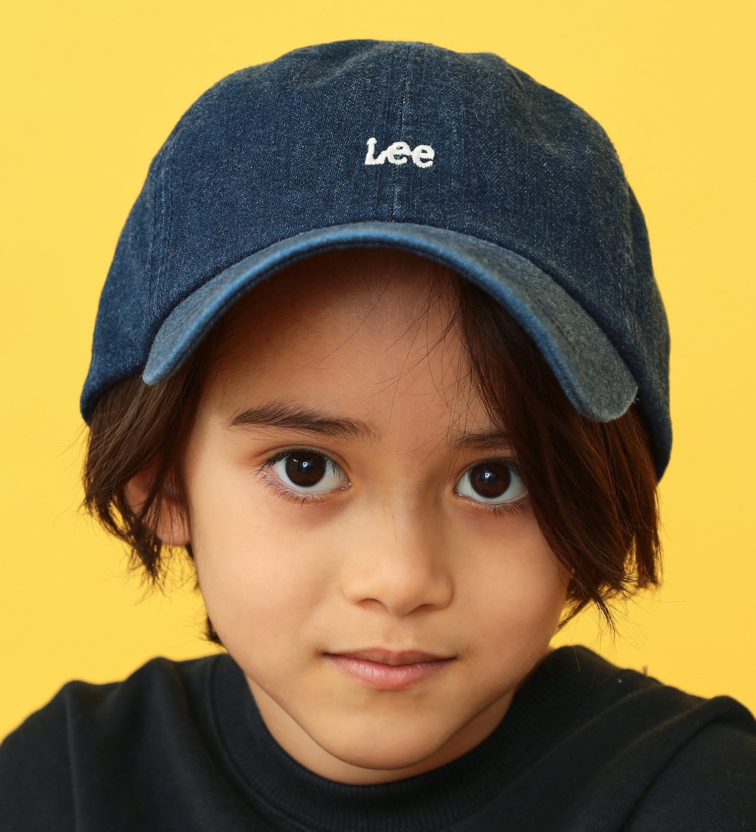 Lee(リー)の【KIDS・大人】Leeロゴ デニムキャップ|帽子/キャップ/メンズ|中色ブルー