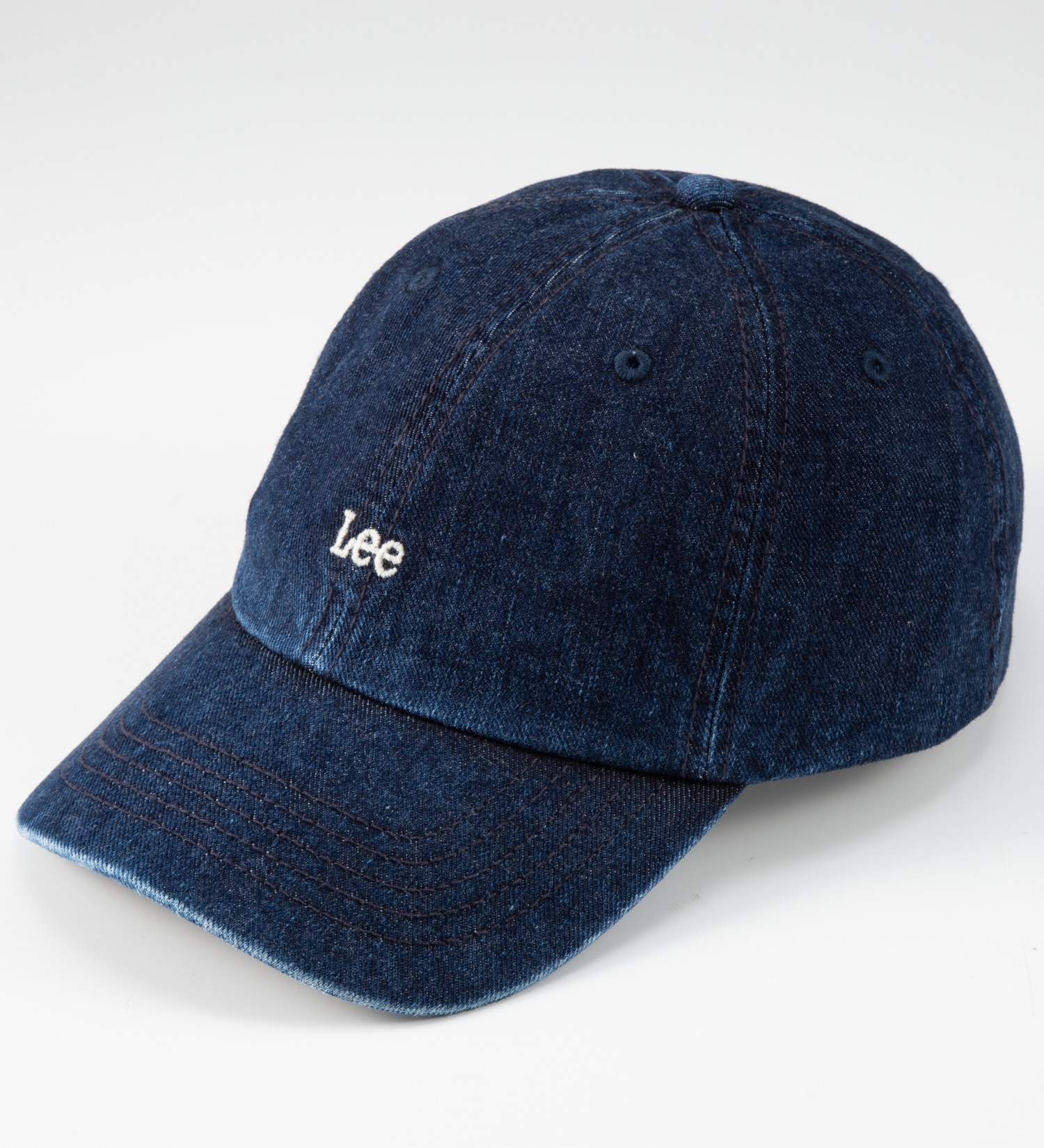 Lee(リー)のデニム ロゴキャップ|帽子/キャップ/メンズ|濃色ブルー
