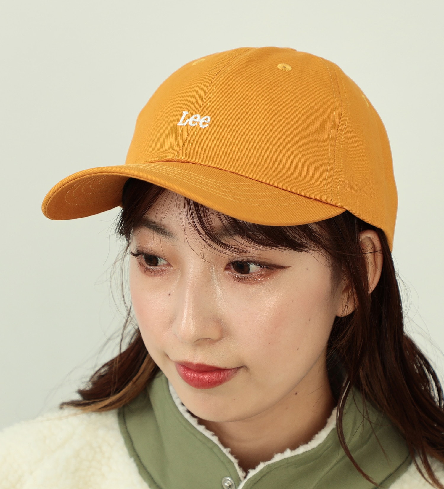 Lee(リー)の【NEW】Lee LOGO CAP 秋冬|帽子/キャップ/メンズ|マスタード