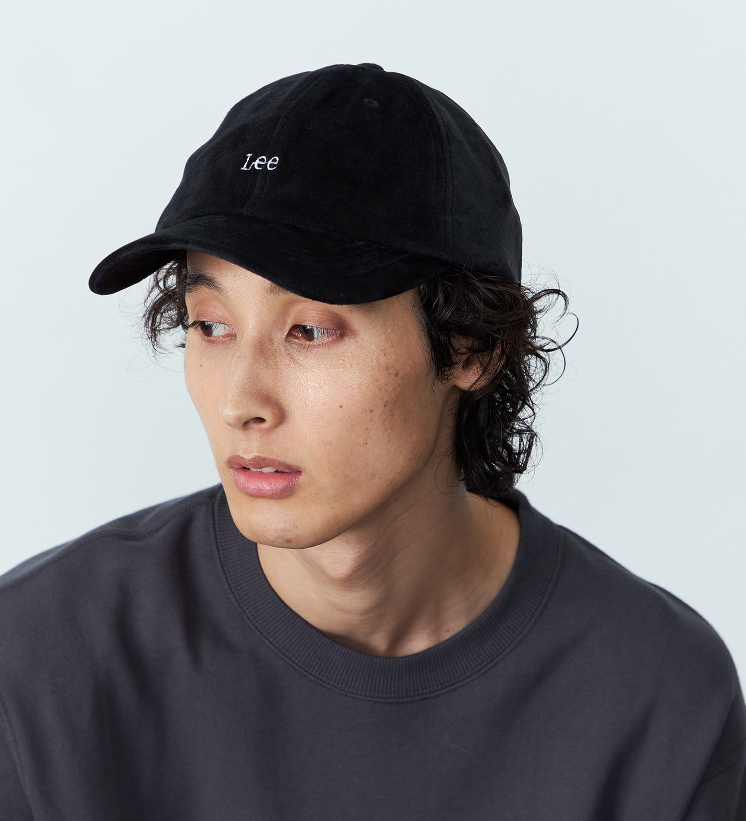 Lee(リー)の【NEW】Lee LOGO CAP 秋冬|帽子/キャップ/メンズ|ブラック