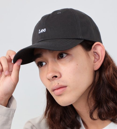 Lee(リー)のNEW【KIDS】【大人】Lee LOGO CAP 秋冬|帽子/キャップ/メンズ|チャコールグレー