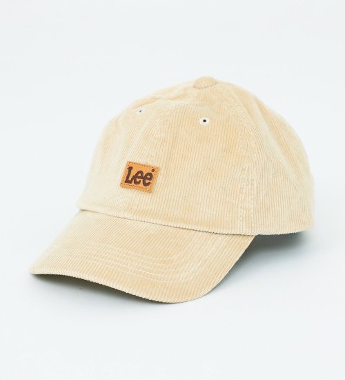 Lee(リー)のLee　ロゴキャップ　(コーデュロイ)|帽子/キャップ/レディース|ベージュ