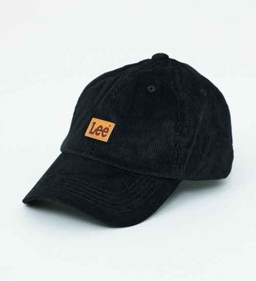 Lee(リー)のLee　ロゴキャップ　(コーデュロイ)|帽子/キャップ/メンズ|ブラック
