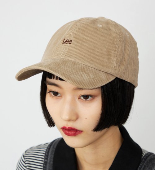 Lee(リー)のLee ロゴキャップ コーデュロイ|帽子/キャップ/レディース|ベージュ