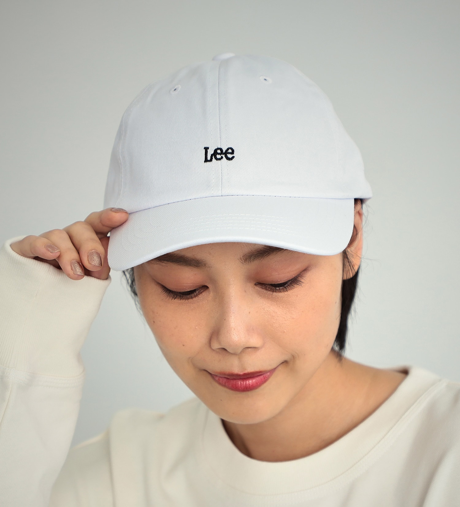 Lee(リー)のLee　ロゴキャップ|帽子/キャップ/メンズ|ホワイト
