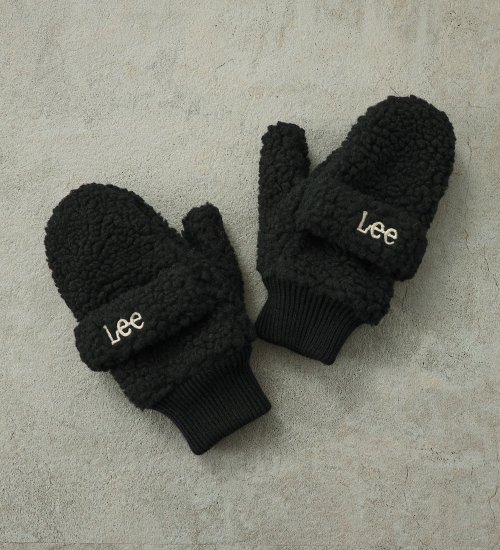 Lee(リー)の【KIDS】Leeボアミトン|ファッション雑貨/手袋/キッズ|ブラック