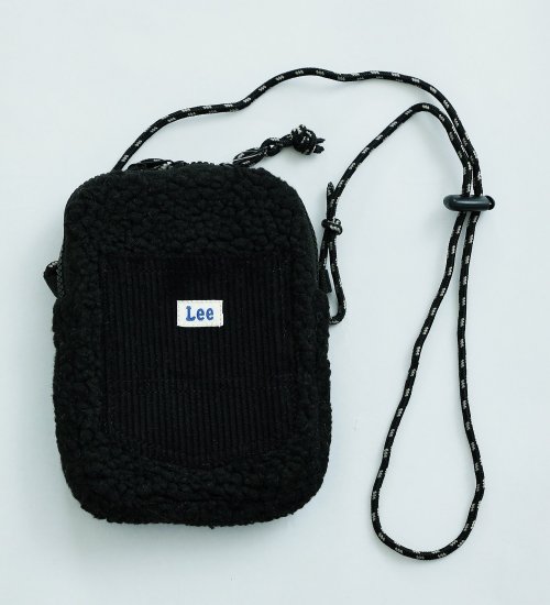 Lee(リー)のボアポケットポーチ|ファッション雑貨/ポーチ/レディース|ブラック