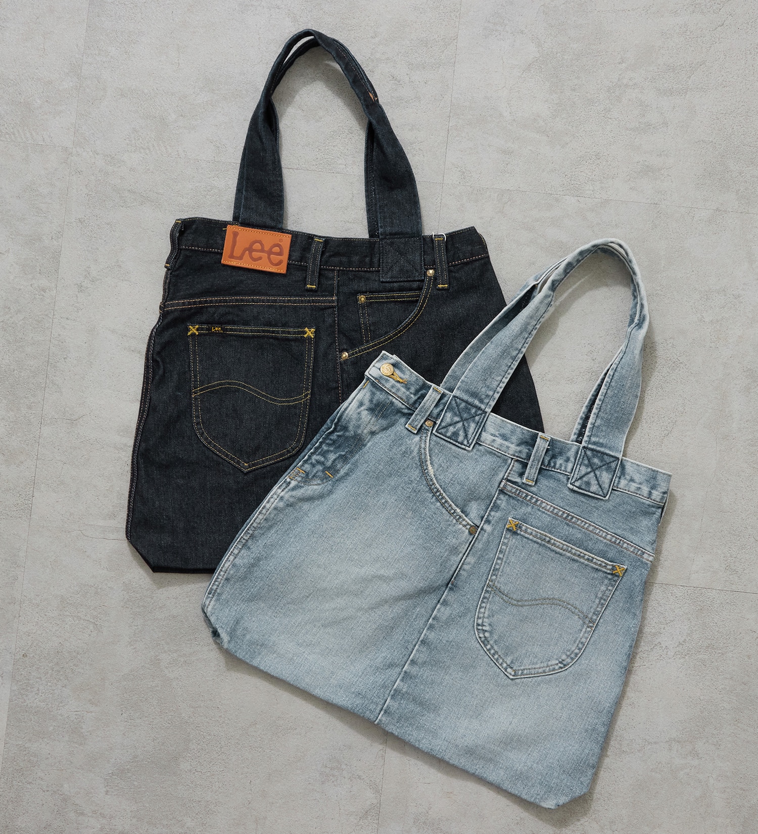 Lee(リー)のリメイクデニムトート|バッグ/トートバッグ/レディース|淡色ブルー