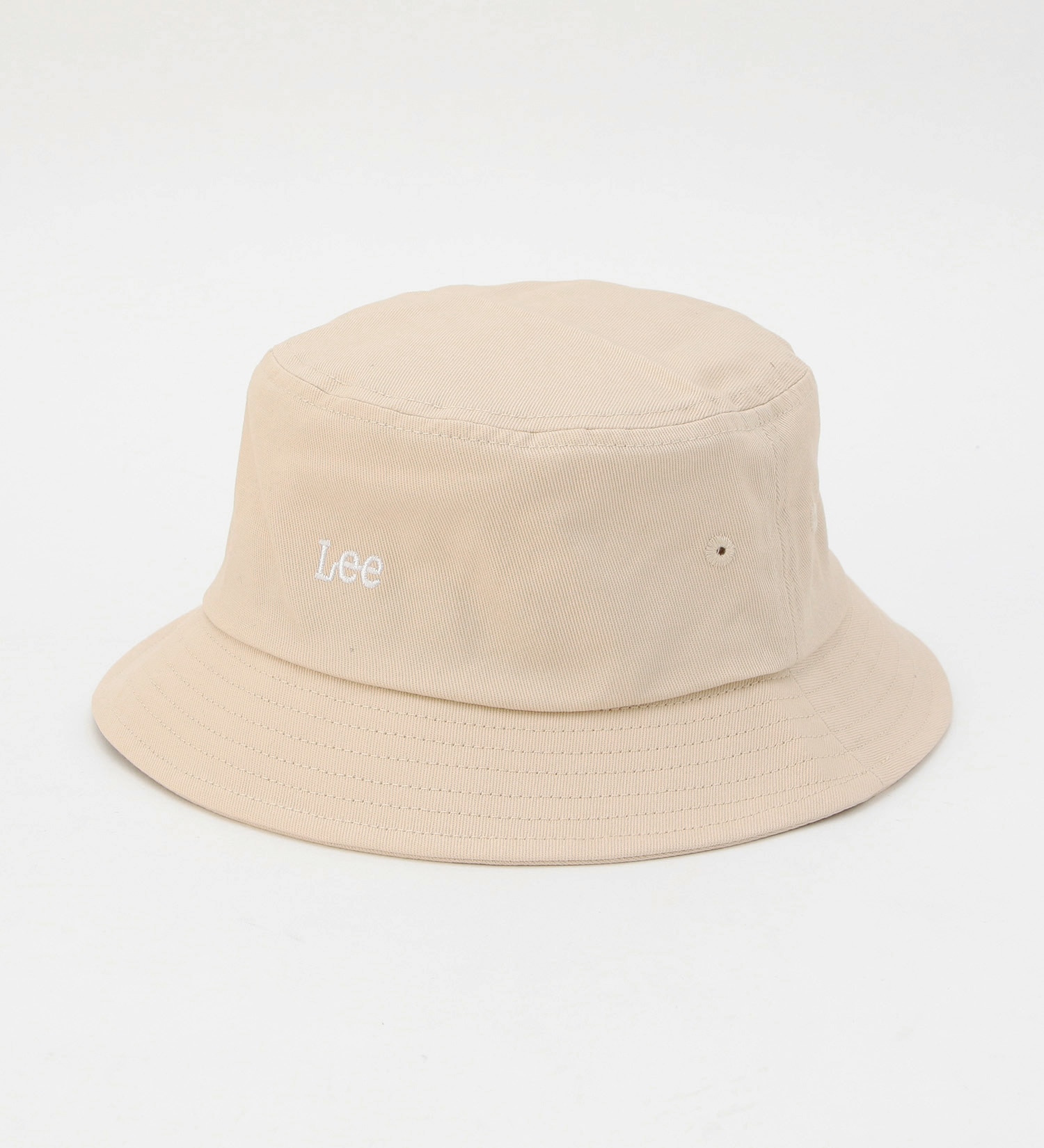 Lee(リー)の【KIDS】【大人】Leeロゴ ツイル バケットハット|帽子/ハット/メンズ|ベージュ