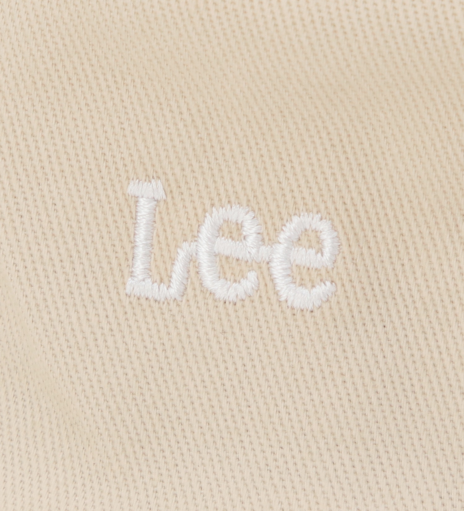 Lee(リー)の【KIDS】【大人】Leeロゴ ツイル バケットハット|帽子/ハット/メンズ|ベージュ