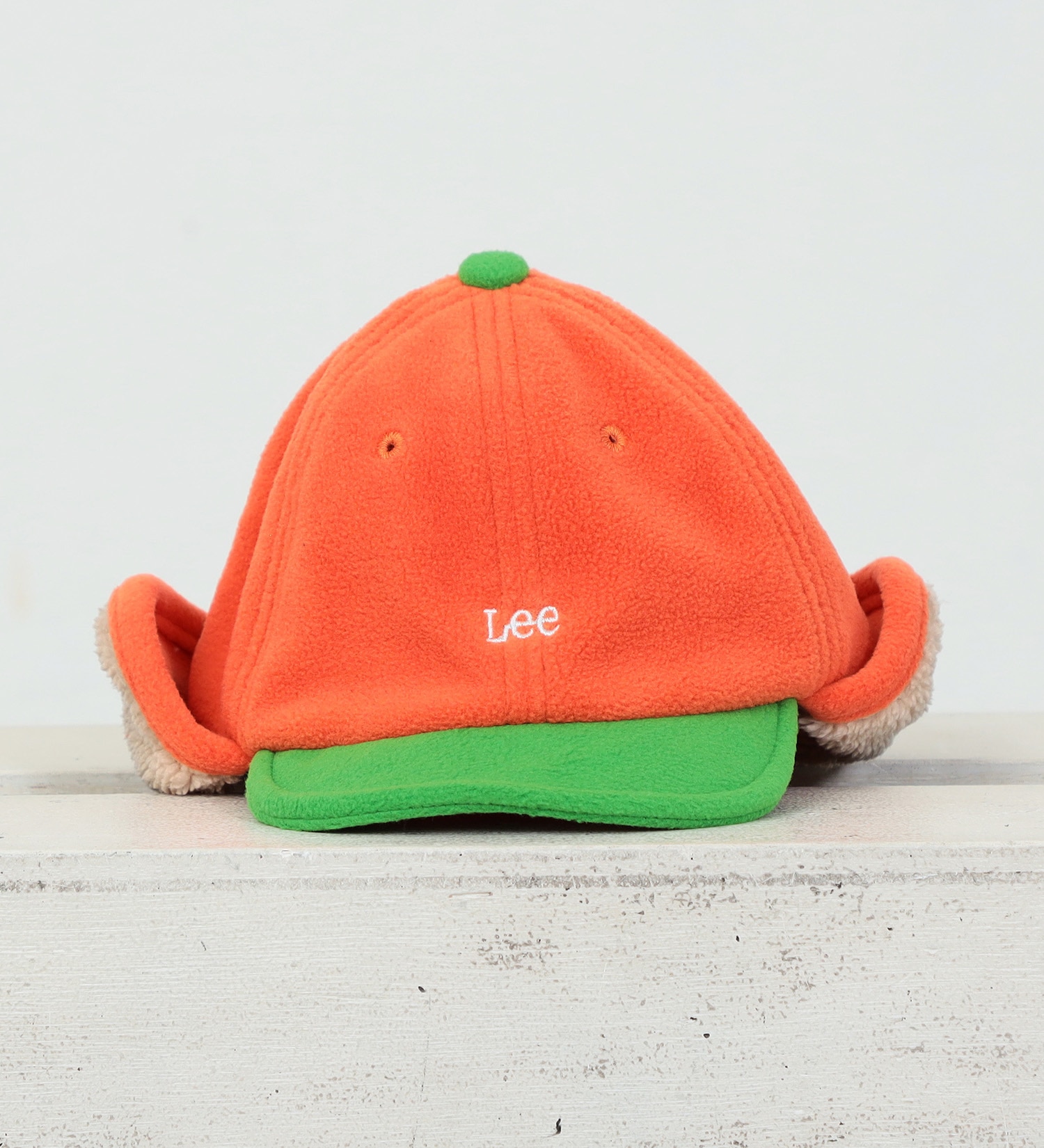 Lee(リー)の【KIDS】Leeロゴ フライトキャップ|帽子/キャップ/キッズ|オレンジ