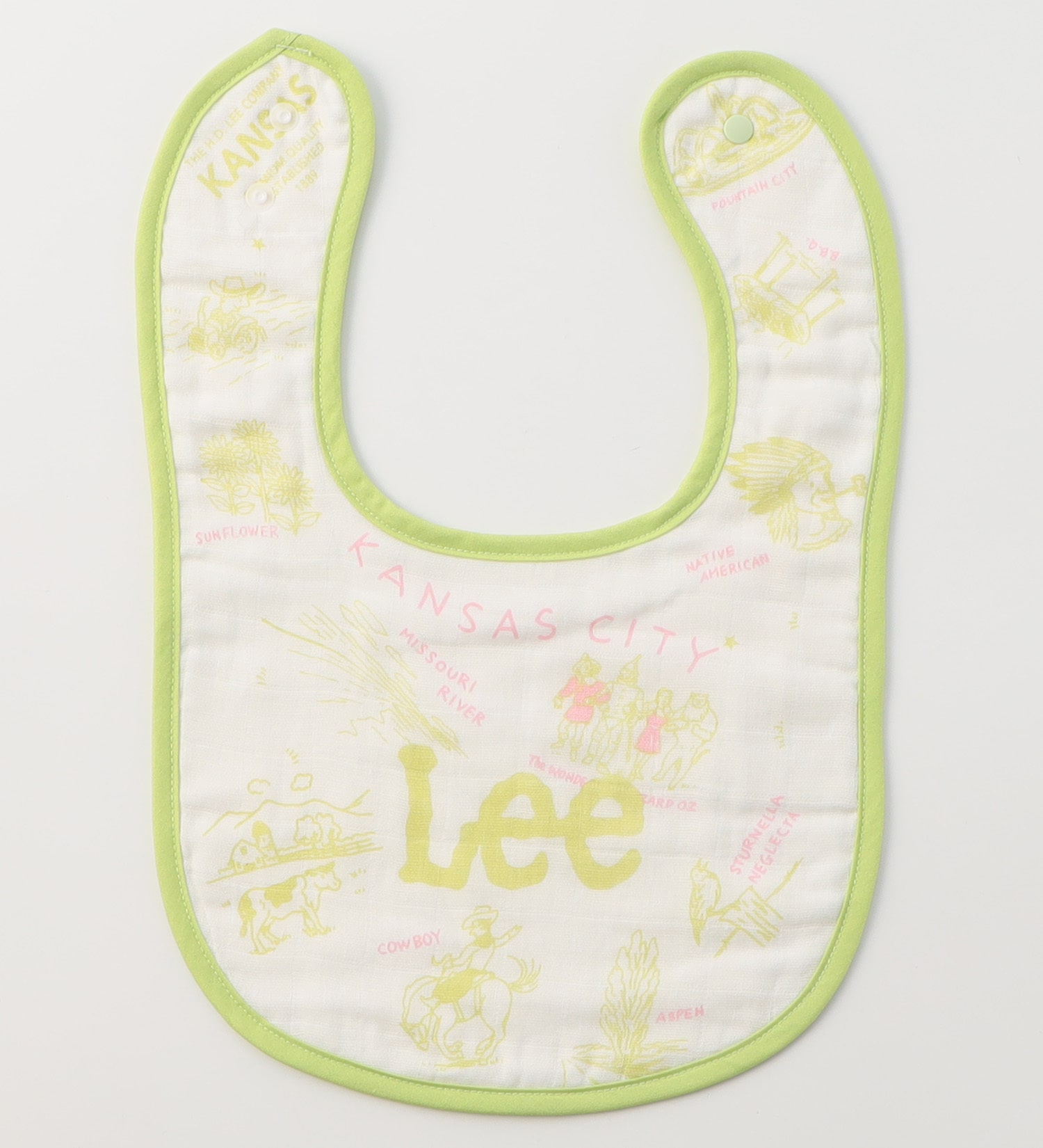 Lee(リー)の【Pre SALE】ベビー スタイ/よだれかけ|マタニティ/ベビー/スタイ/よだれかけ/キッズ|グリーン