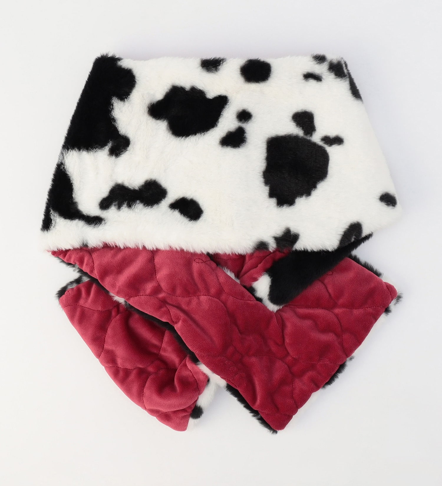 Lee(リー)のBOA MUFFLER / ボアマフラー【101匹わんちゃん】|ファッション雑貨/マフラー/ショール/メンズ|レッド