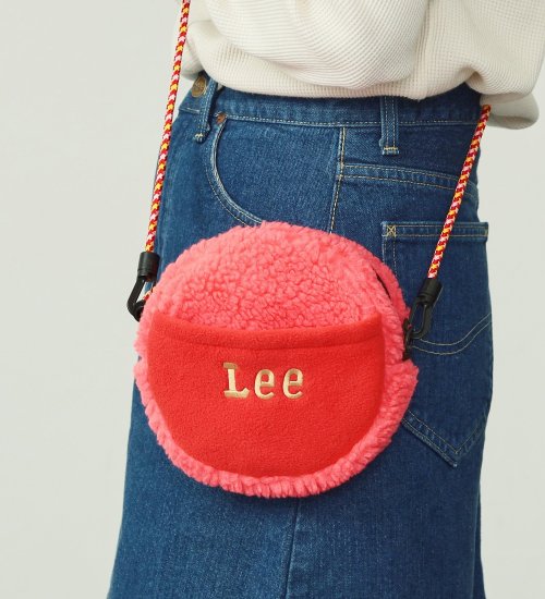 Lee(リー)の【カート割対象】【FINAL SALE】Lee ボアラウンドポーチ|ファッション雑貨/ポーチ/レディース|ピンク