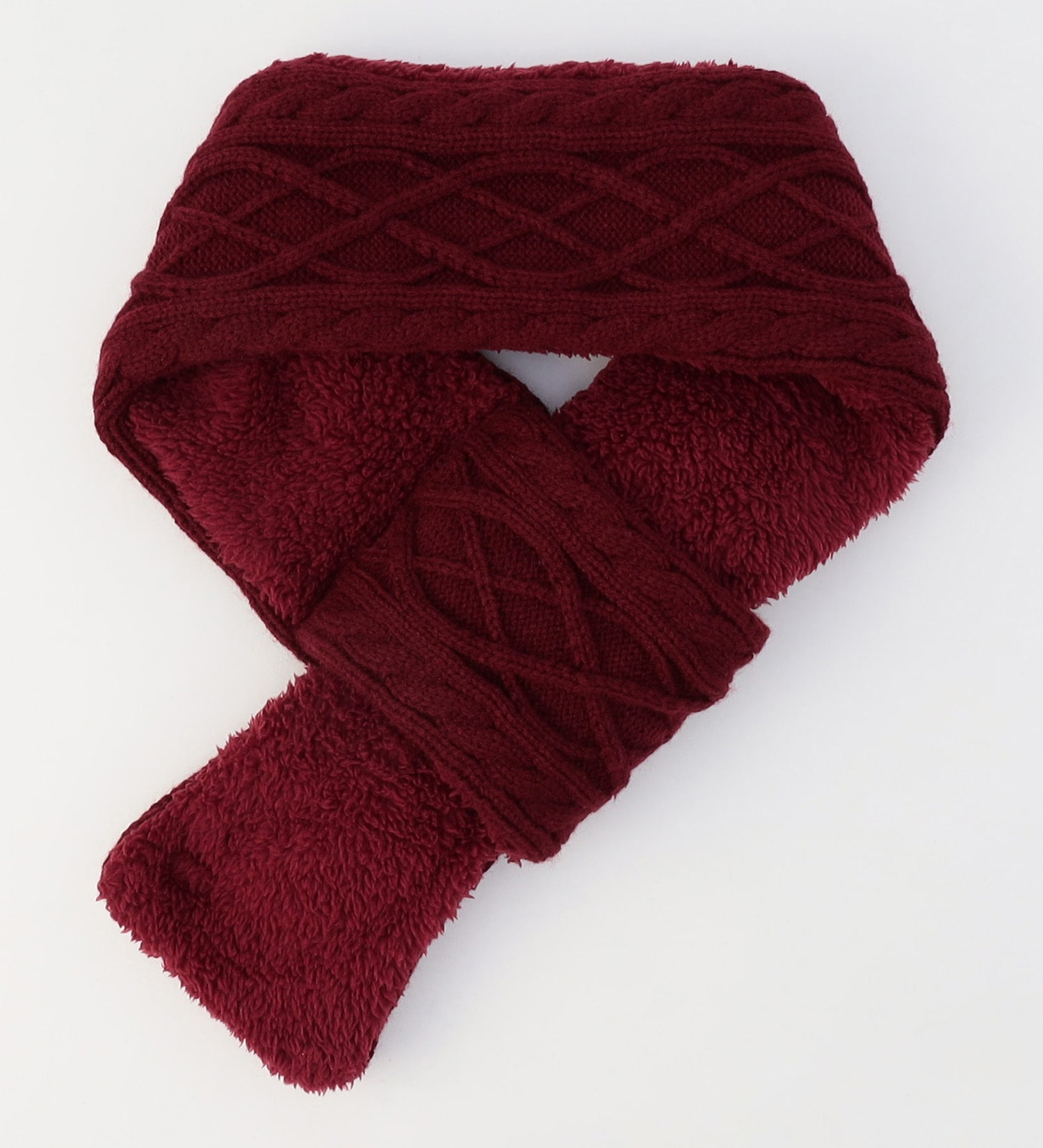 Lee(リー)のCABLE KNIT MUFFLER / ケーブルニットマフラー|ファッション雑貨/マフラー/ショール/メンズ|ワイン