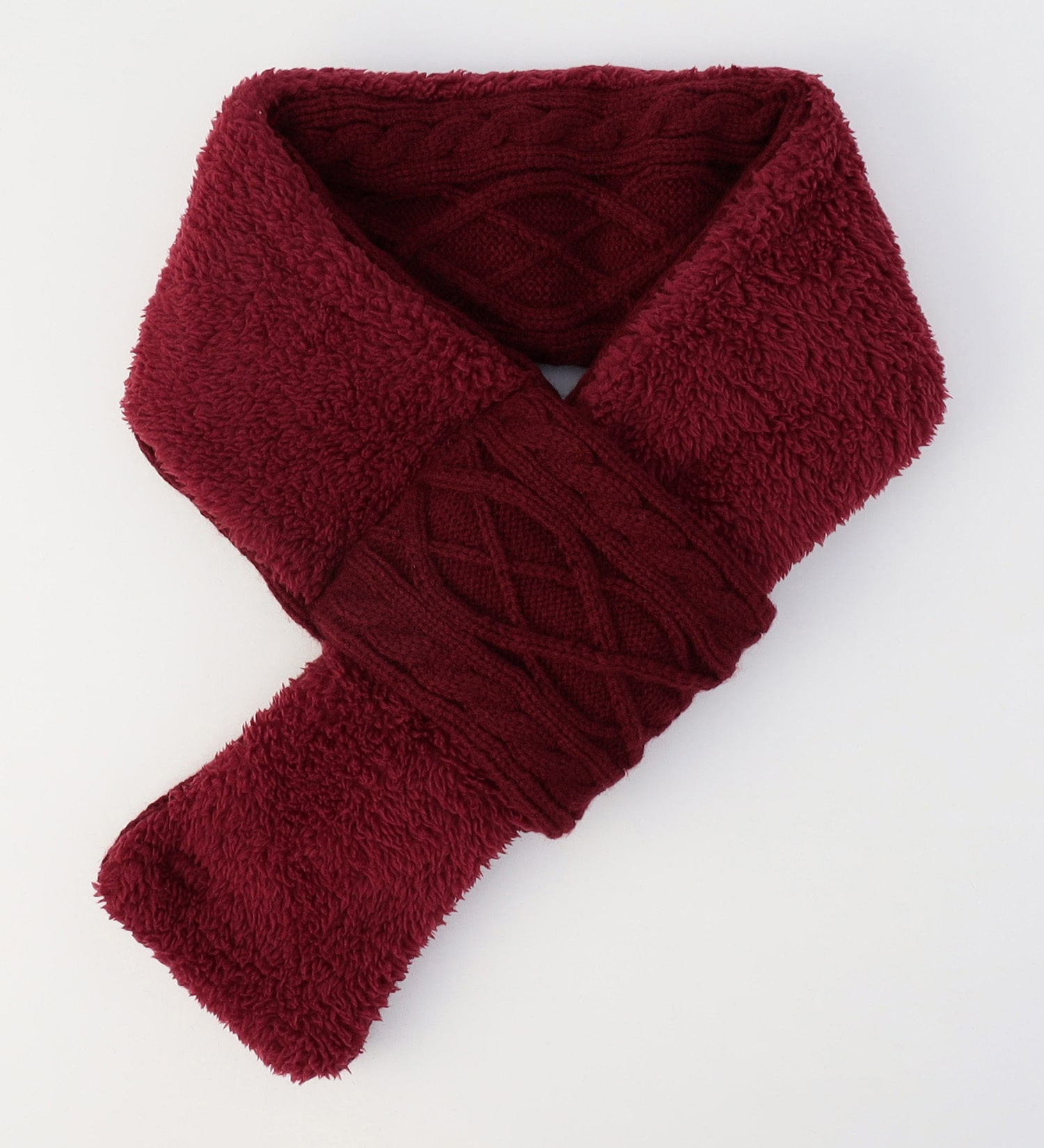 Lee(リー)のCABLE KNIT MUFFLER / ケーブルニットマフラー|ファッション雑貨/マフラー/ショール/メンズ|ワイン