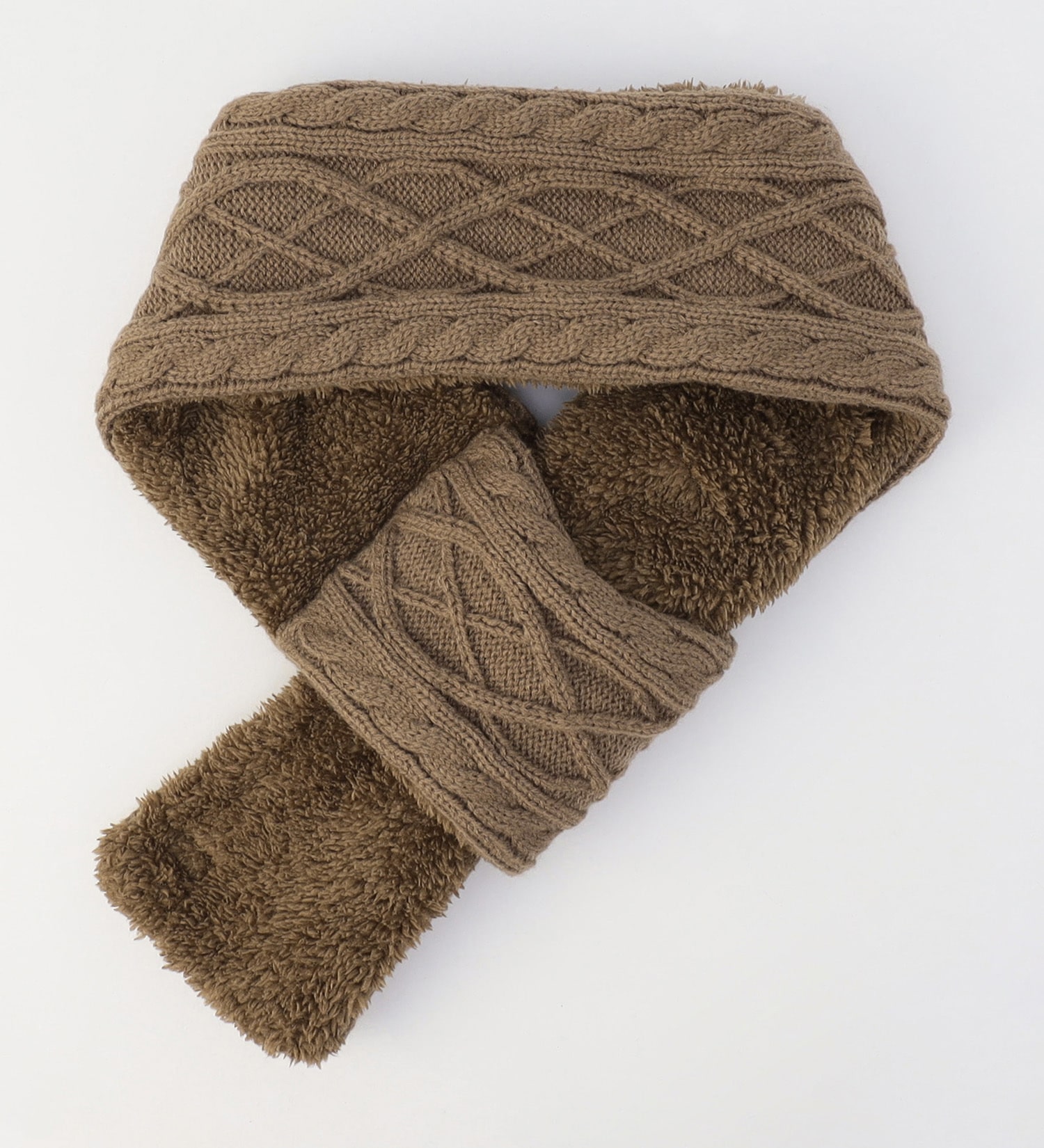 Lee(リー)のCABLE KNIT MUFFLER / ケーブルニットマフラー|ファッション雑貨/マフラー/ショール/メンズ|ベージュ