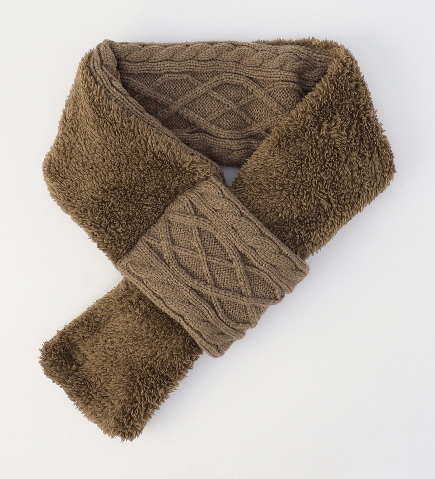 Lee(リー)のCABLE KNIT MUFFLER / ケーブルニットマフラー|ファッション雑貨/マフラー/ショール/メンズ|ベージュ