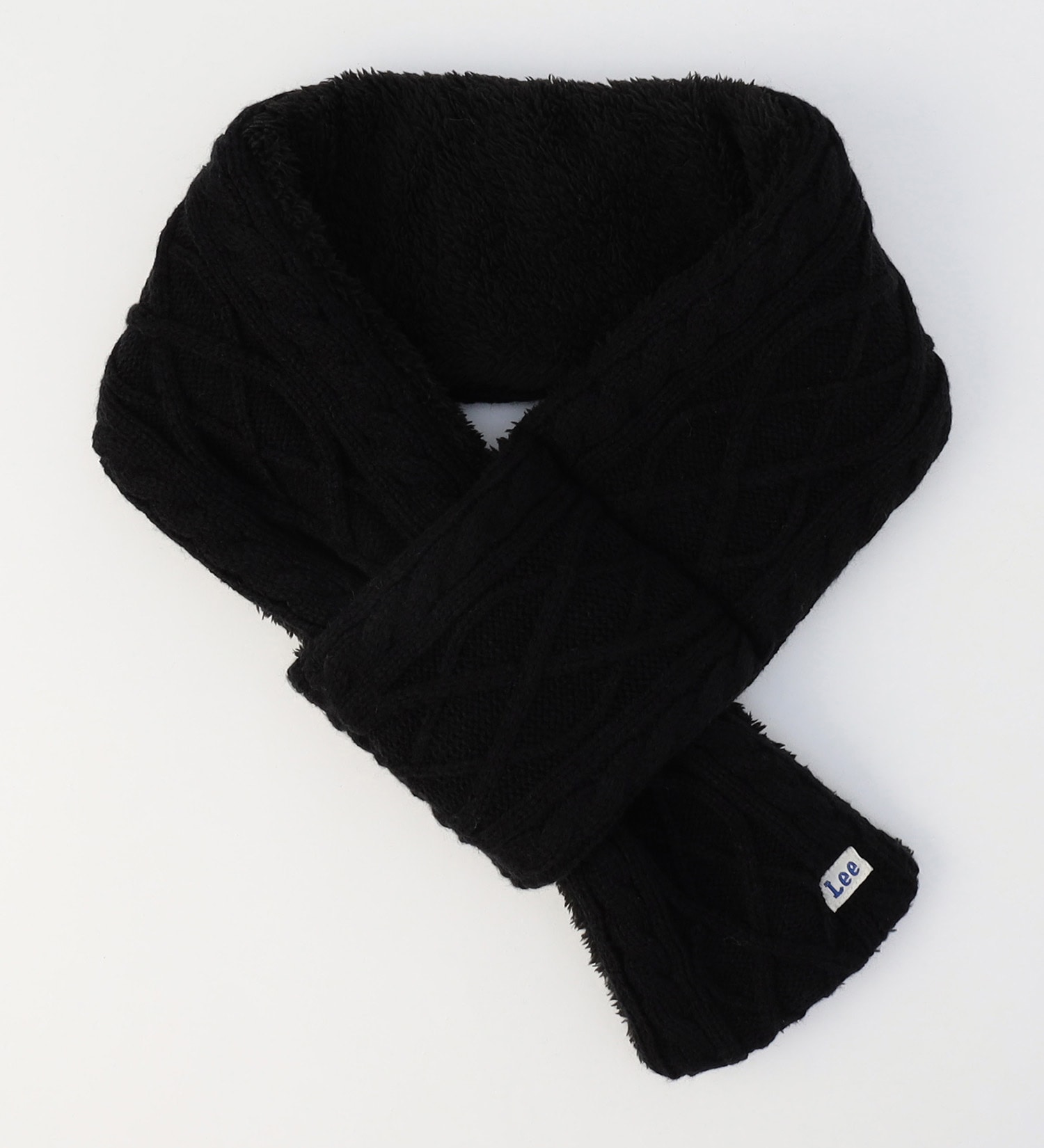 Lee(リー)のCABLE KNIT MUFFLER / ケーブルニットマフラー|ファッション雑貨/マフラー/ショール/メンズ|ブラック