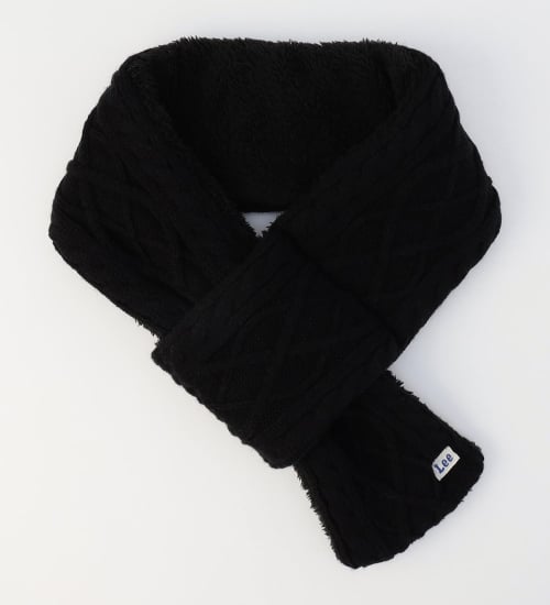 Lee(リー)のCABLE KNIT MUFFLER / ケーブルニットマフラー|ファッション雑貨/マフラー/ショール/メンズ|ブラック