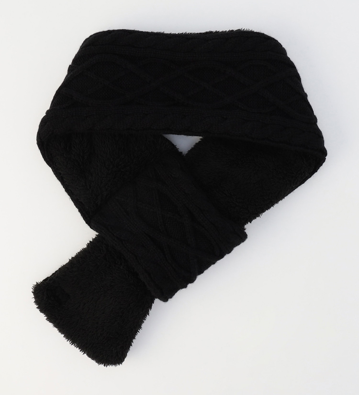 Lee(リー)のCABLE KNIT MUFFLER / ケーブルニットマフラー|ファッション雑貨/マフラー/ショール/メンズ|ブラック