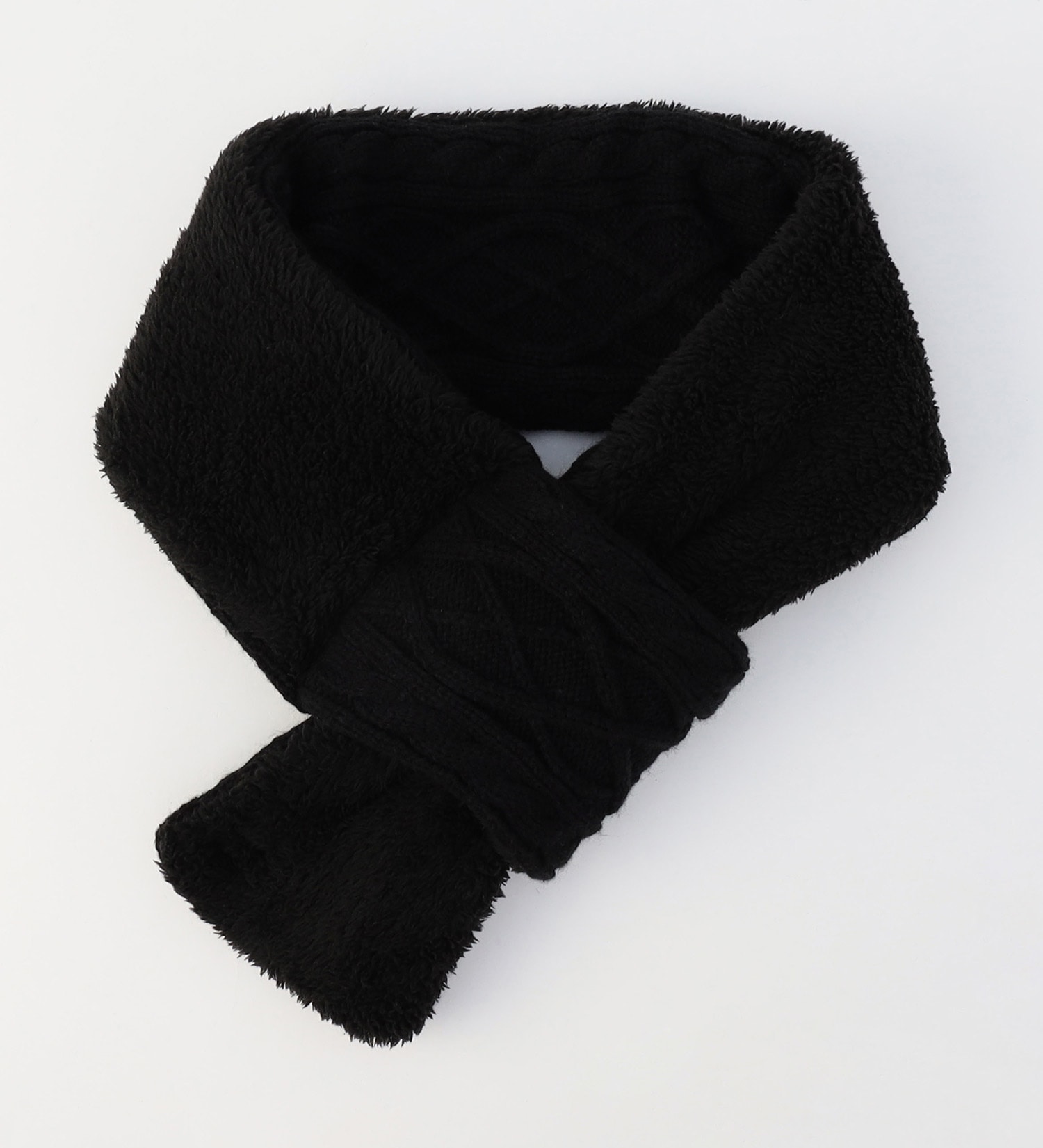 Lee(リー)のCABLE KNIT MUFFLER / ケーブルニットマフラー|ファッション雑貨/マフラー/ショール/メンズ|ブラック