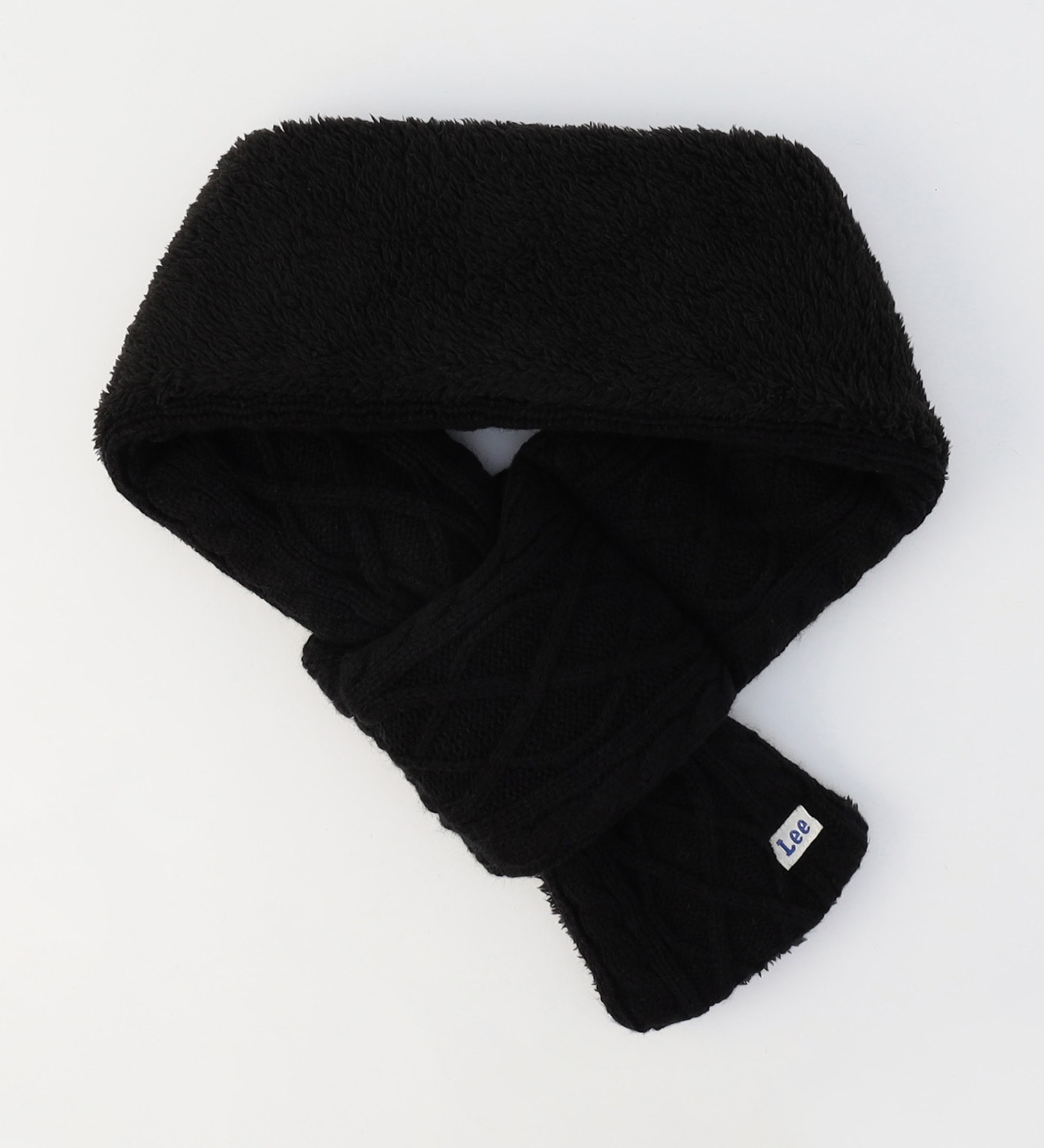 Lee(リー)のCABLE KNIT MUFFLER / ケーブルニットマフラー|ファッション雑貨/マフラー/ショール/メンズ|ブラック
