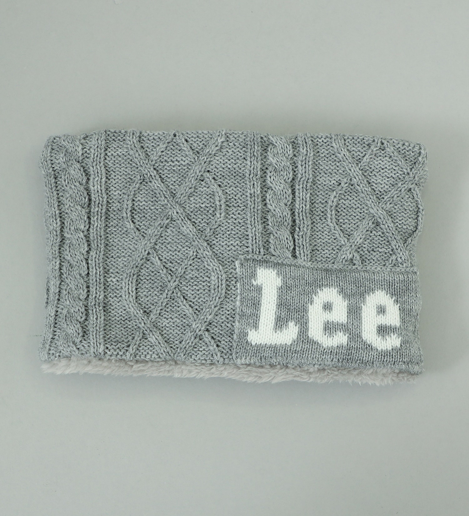 Lee(リー)のLee ケーブルニット ネックウォーマー|ファッション雑貨/ネックウォーマー/キッズ|グレー