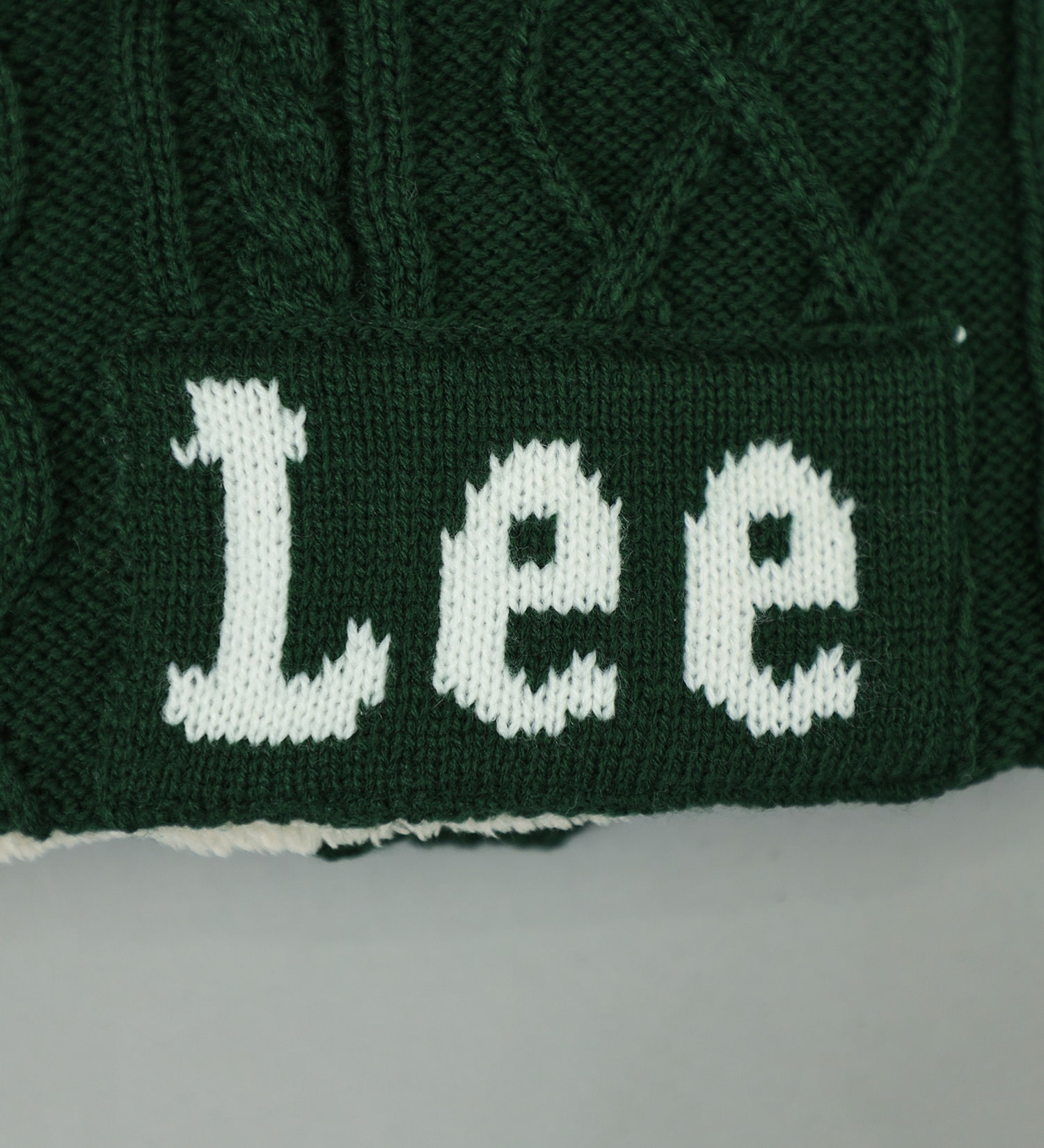 Lee(リー)のLee ケーブルニット ネックウォーマー|ファッション雑貨/ネックウォーマー/キッズ|ダークグリーン