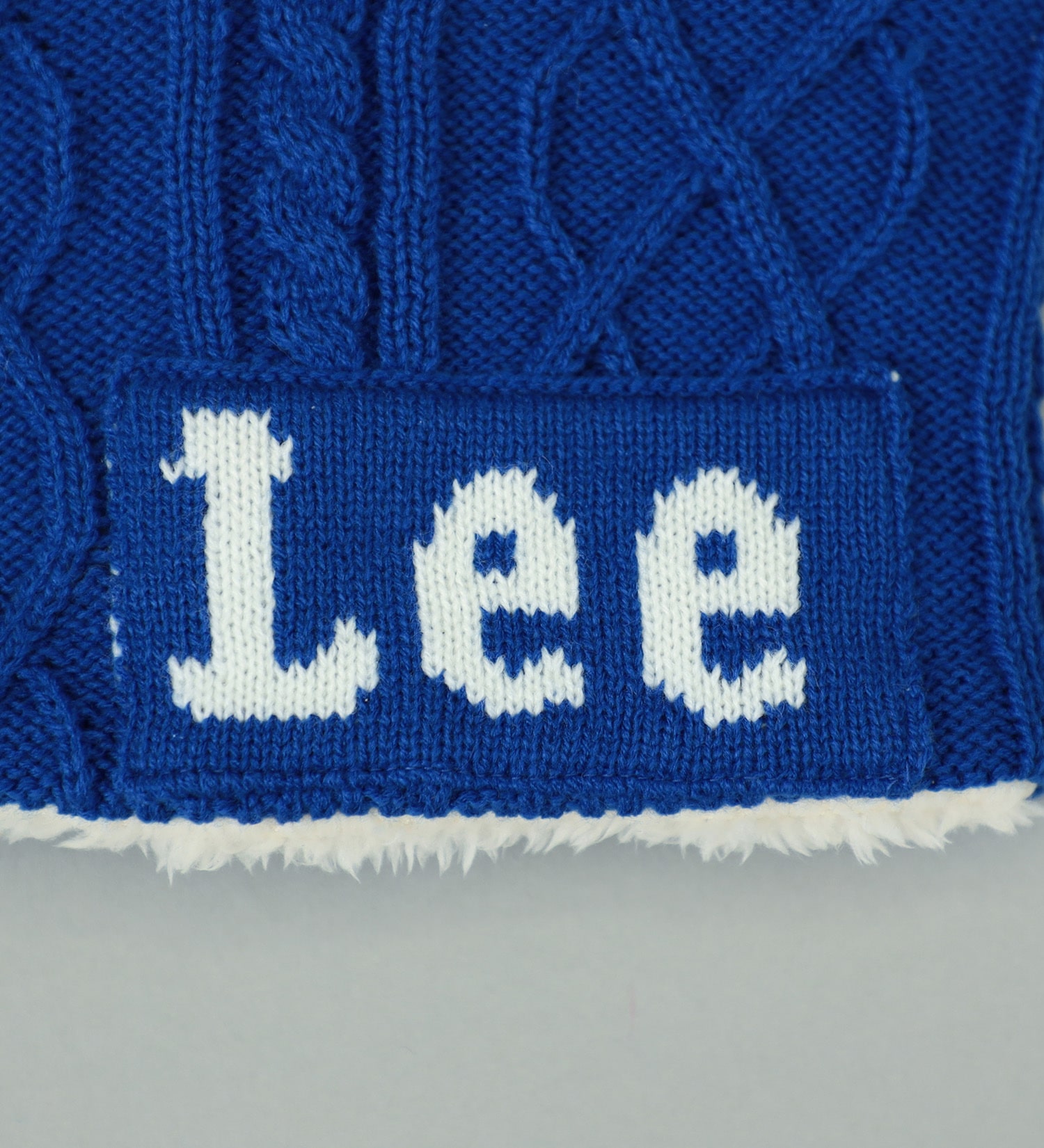 Lee(リー)のLee ケーブルニット ネックウォーマー|ファッション雑貨/ネックウォーマー/キッズ|ブルー