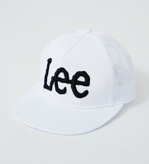Lee(リー)の【KIDS・大人】メッシュキャップ Lee立体ロゴ|帽子/キャップ/メンズ|ホワイト