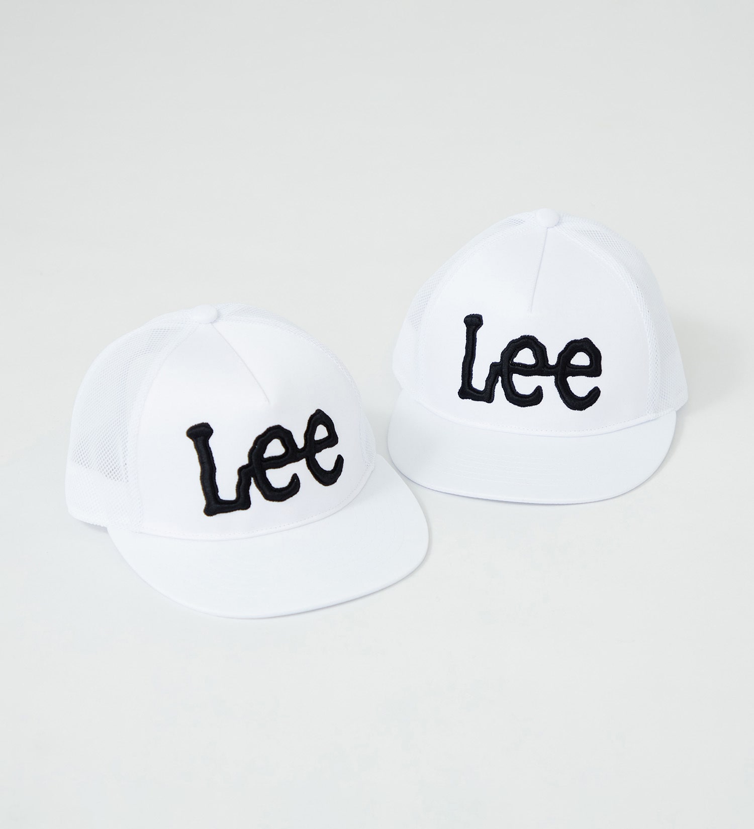 Lee(リー)の【KIDS・大人】メッシュキャップ Lee立体ロゴ|帽子/キャップ/メンズ|ホワイト