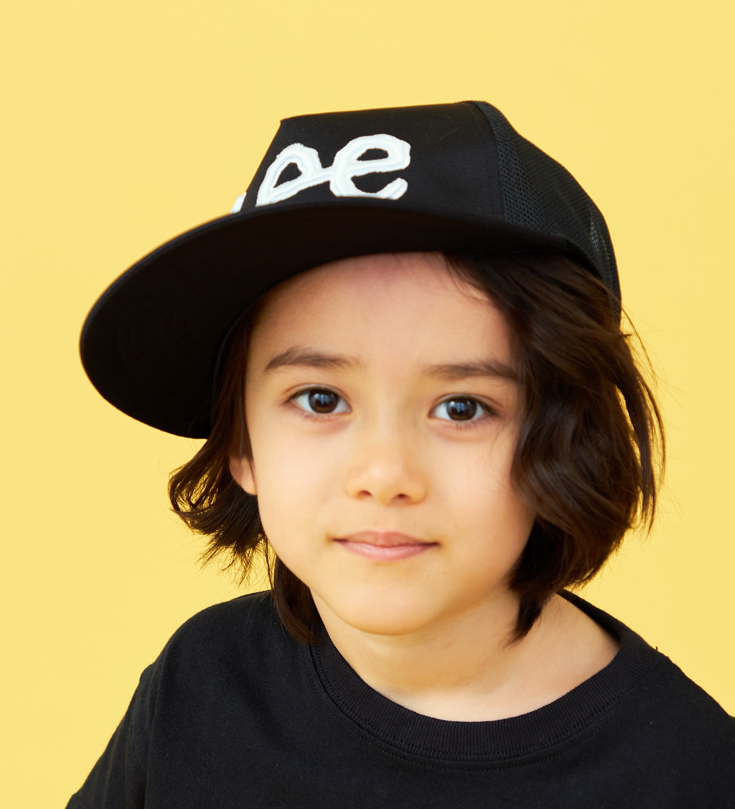 Lee(リー)の【KIDS・大人】メッシュキャップ Lee立体ロゴ|帽子/キャップ/メンズ|ブラック