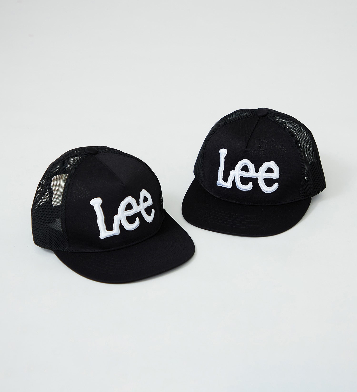 Lee(リー)の【KIDS・大人】メッシュキャップ Lee立体ロゴ|帽子/キャップ/メンズ|ブラック
