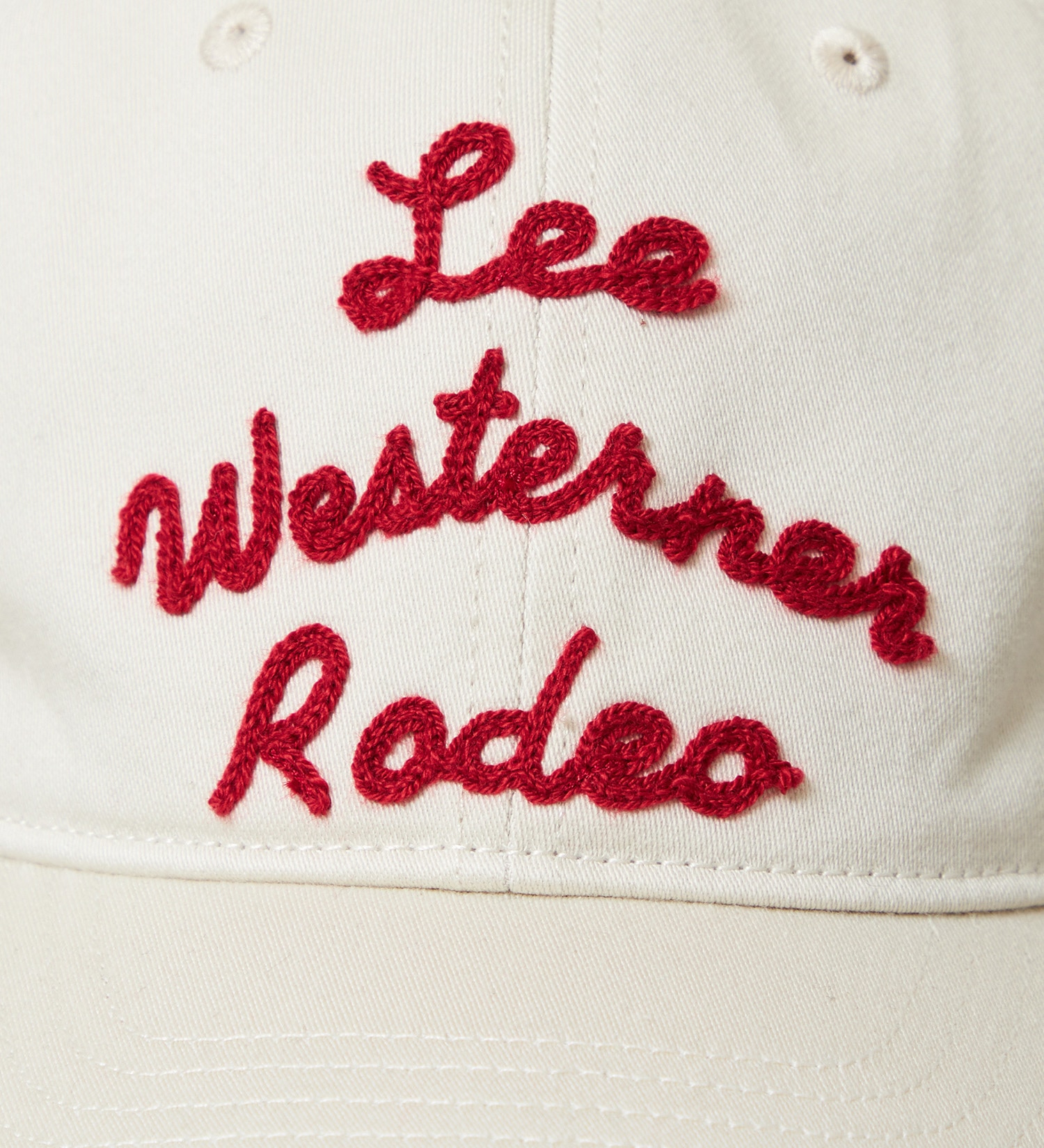Lee(リー)のLee ウエスターナー刺繍CAP/キャップ|帽子/キャップ/メンズ|オフホワイト