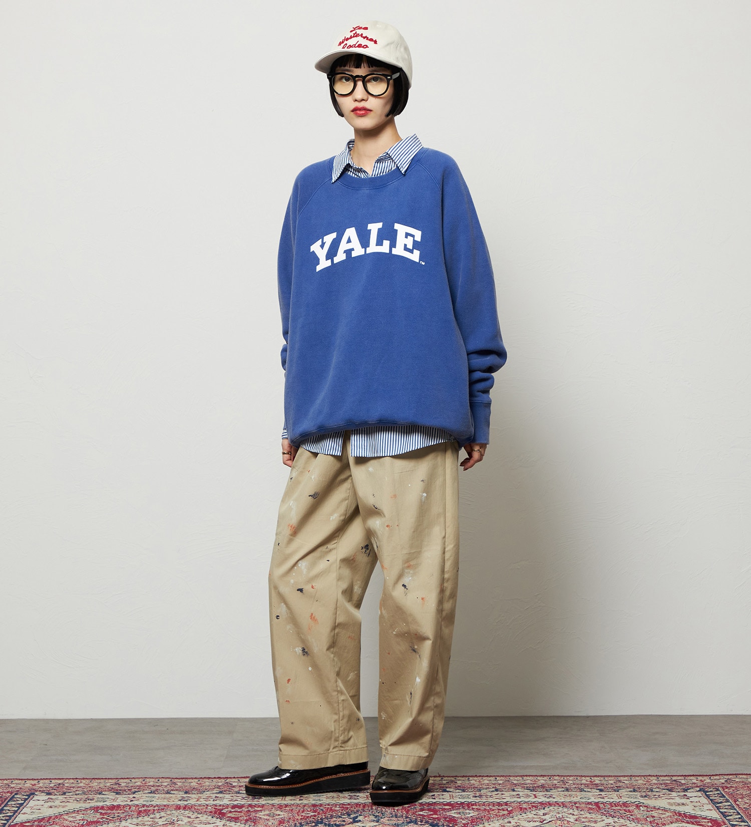 Lee(リー)のLee ウエスターナー刺繍CAP/キャップ|帽子/キャップ/メンズ|オフホワイト