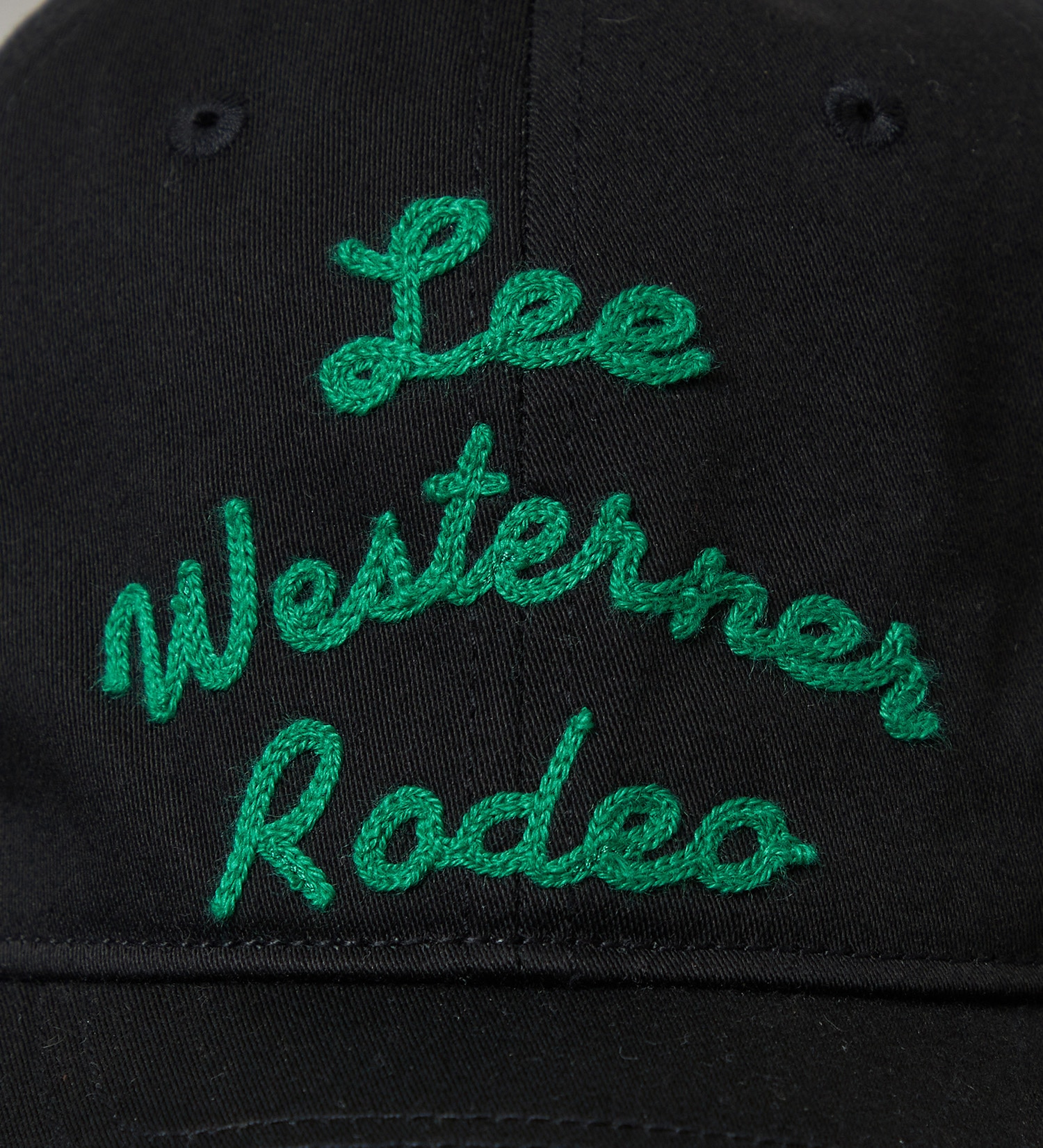 Lee(リー)のLee ウエスターナー刺繍CAP/キャップ|帽子/キャップ/メンズ|ブラック