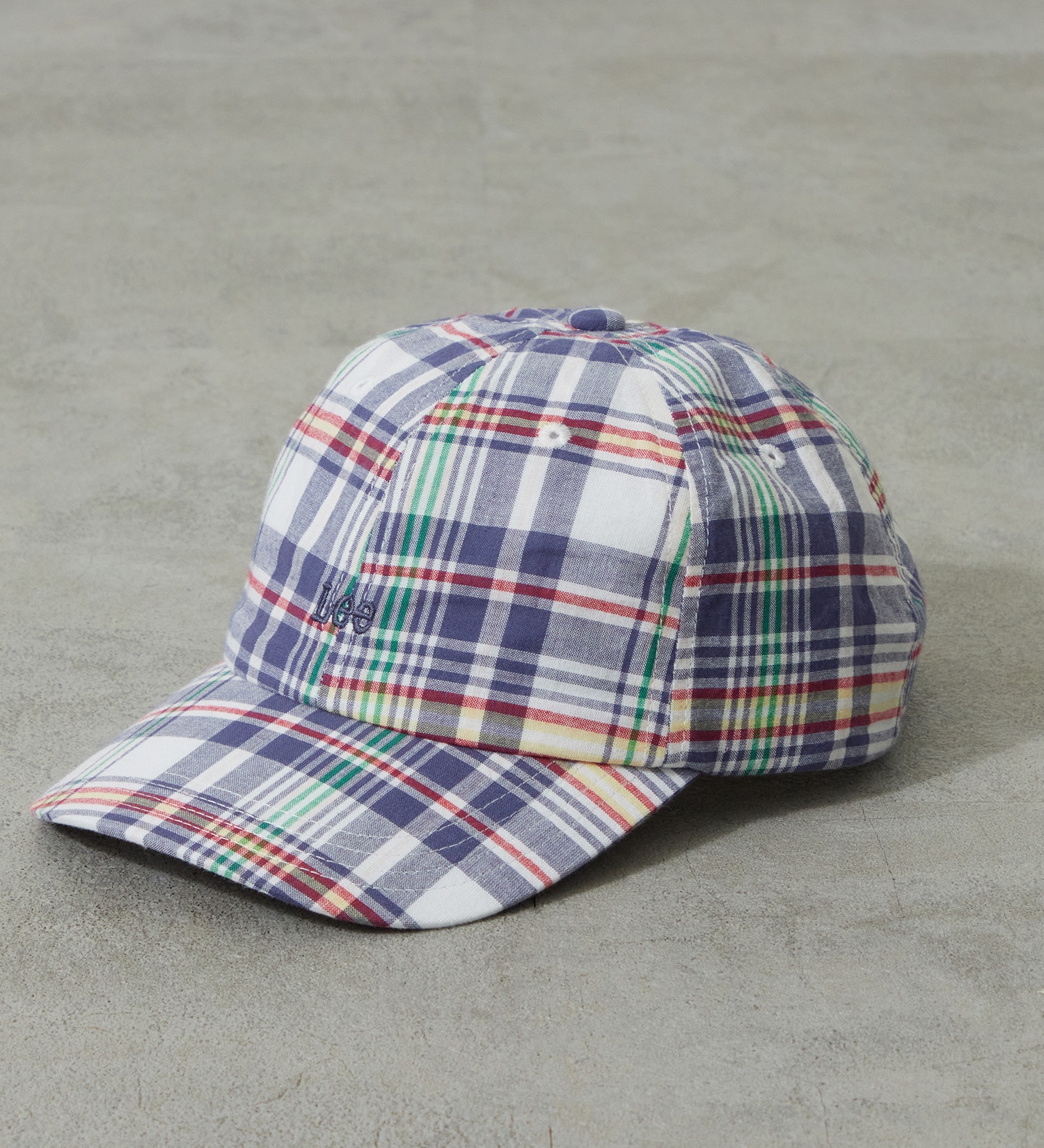 Lee(リー)の【ポイントアップ対象】マドラスチェックCAP|帽子/キャップ/メンズ|ネイビー