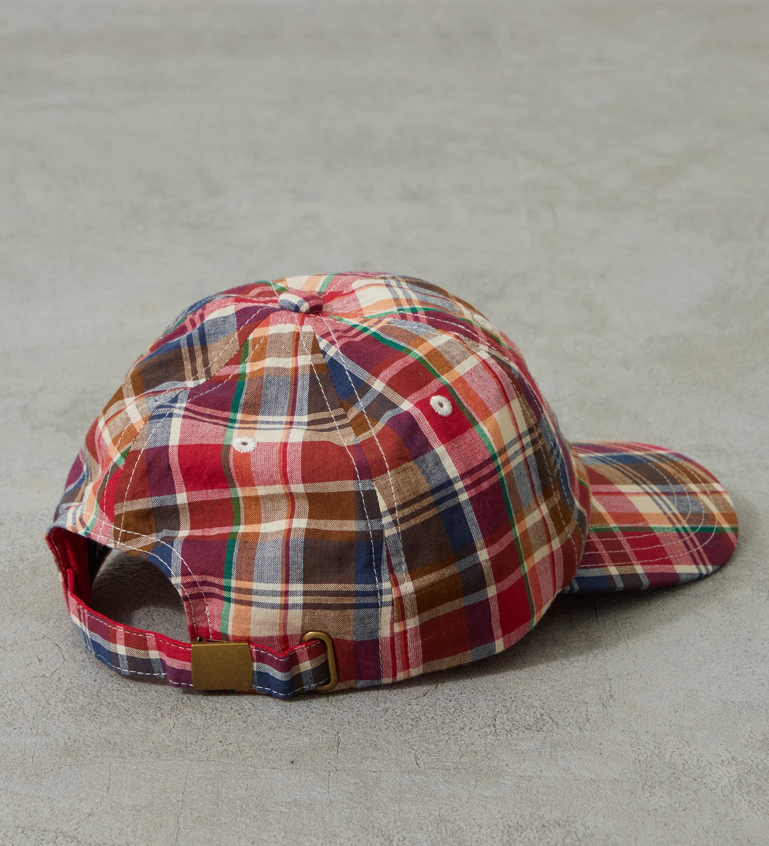 Lee(リー)の【ポイントアップ対象】マドラスチェックCAP|帽子/キャップ/メンズ|レッド