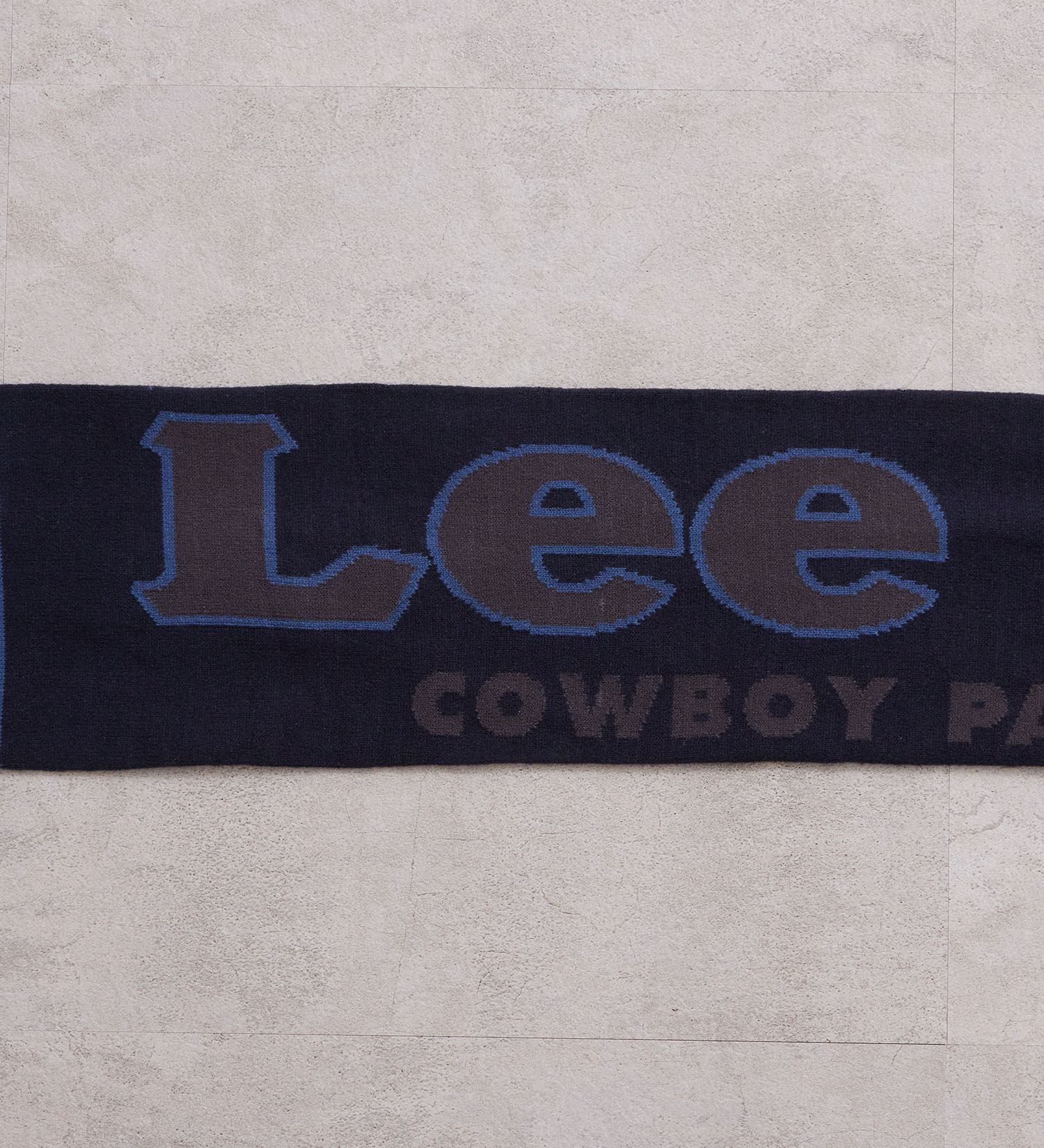 Lee(リー)のKNIT MUFFLER/ニットマフラー カレッジ|ファッション雑貨/マフラー/ショール/メンズ|ネイビー
