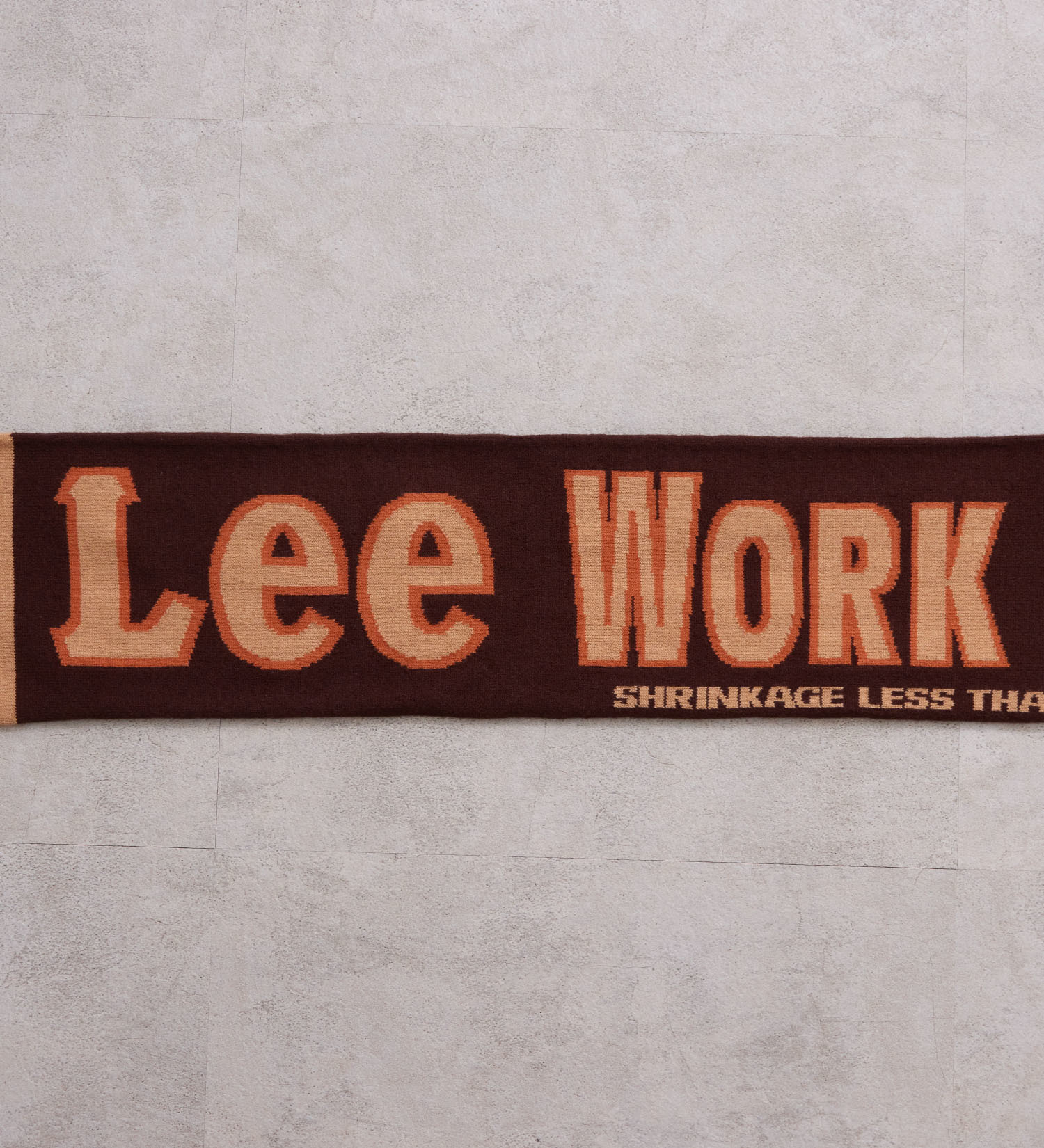 Lee(リー)のKNIT MUFFLER/ニットマフラー カレッジ|ファッション雑貨/マフラー/ショール/メンズ|ブラウン