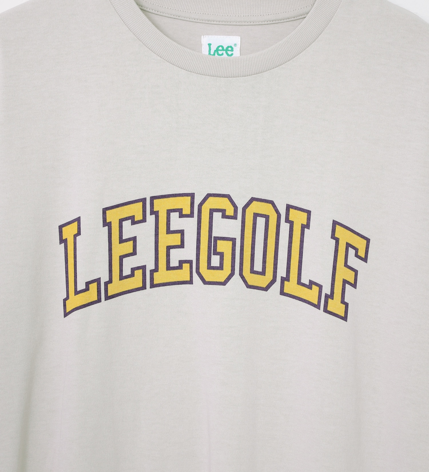 Lee(リー)の【Lee GOLF】メンズ LeeロゴプリントTシャツ|トップス/Tシャツ/カットソー/メンズ|グレー